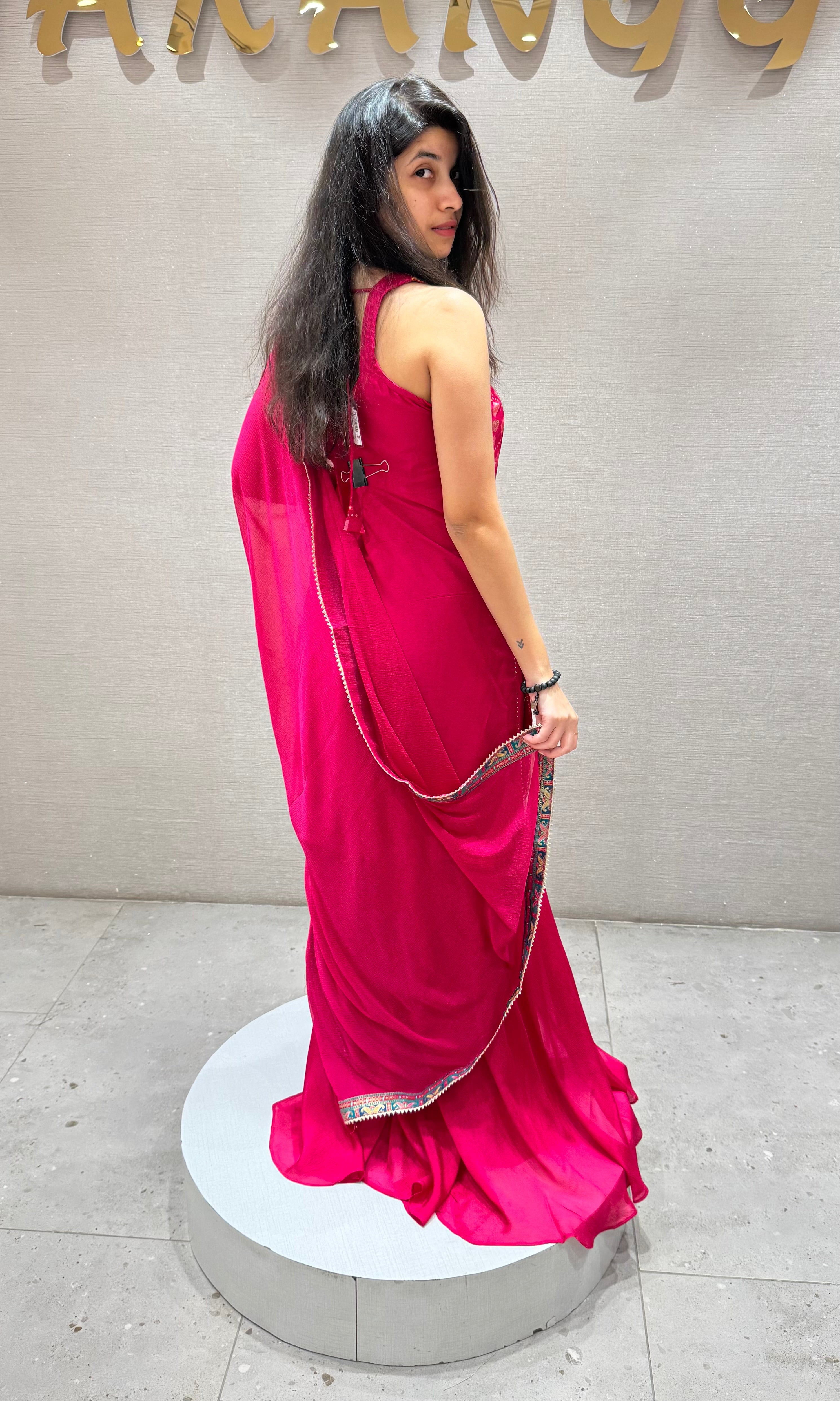 Radiant RANI Pink Embroidered Sharara Set