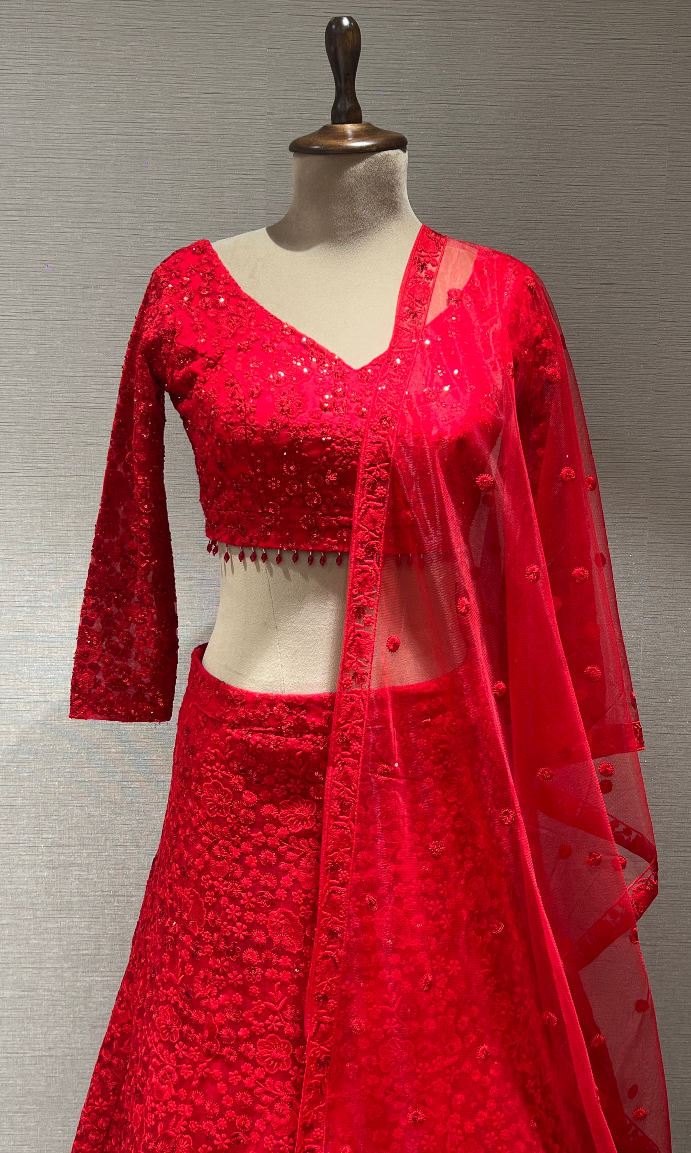 Red Lehenga