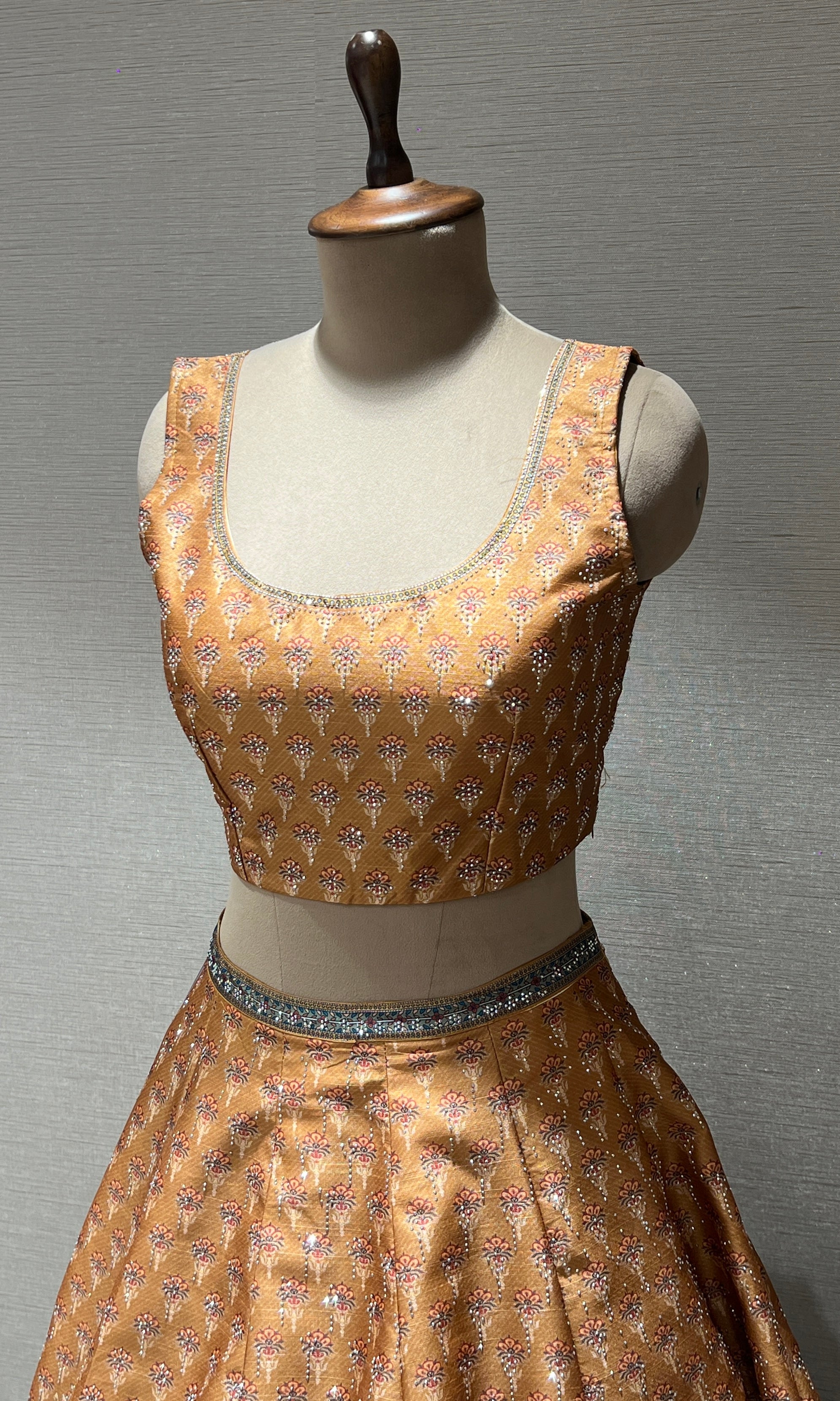 Mustard yellow Lehenga