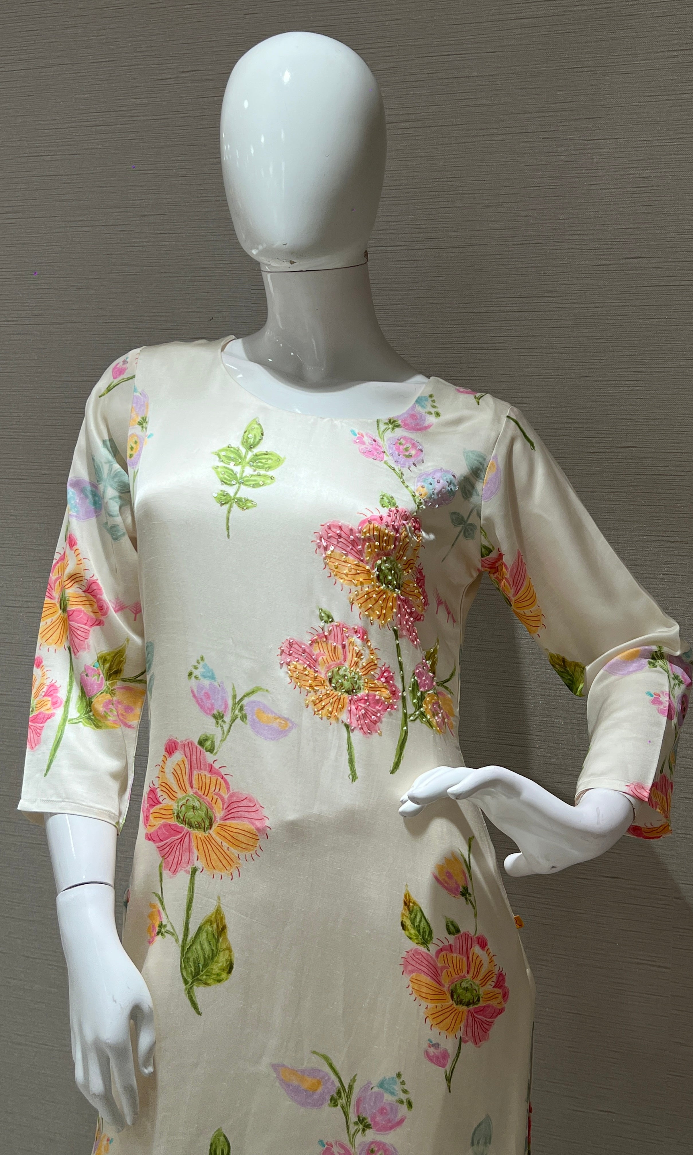 Ivory kurta set