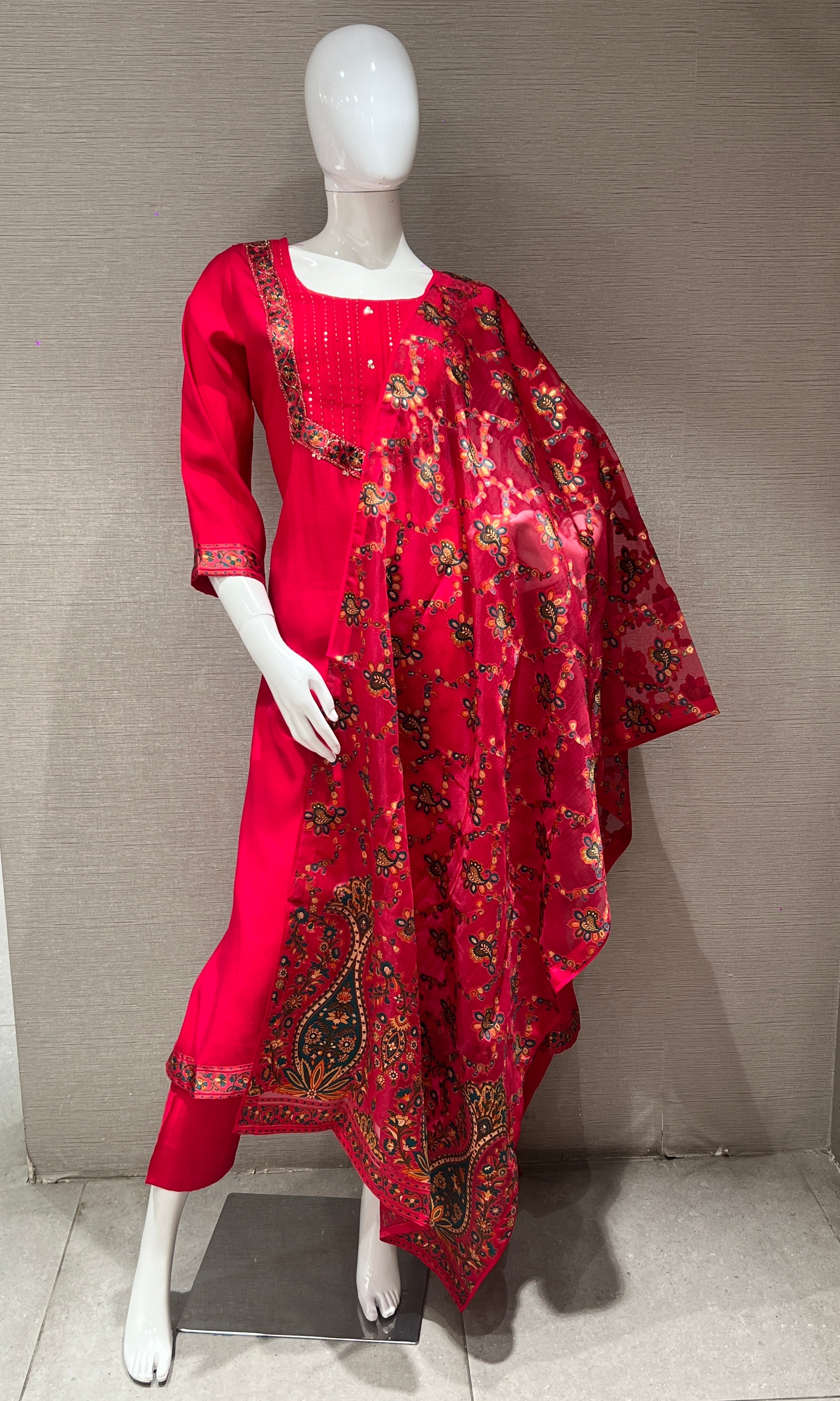 Pink Anarkali