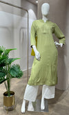 GREEN ETHNIC KURTI TOP