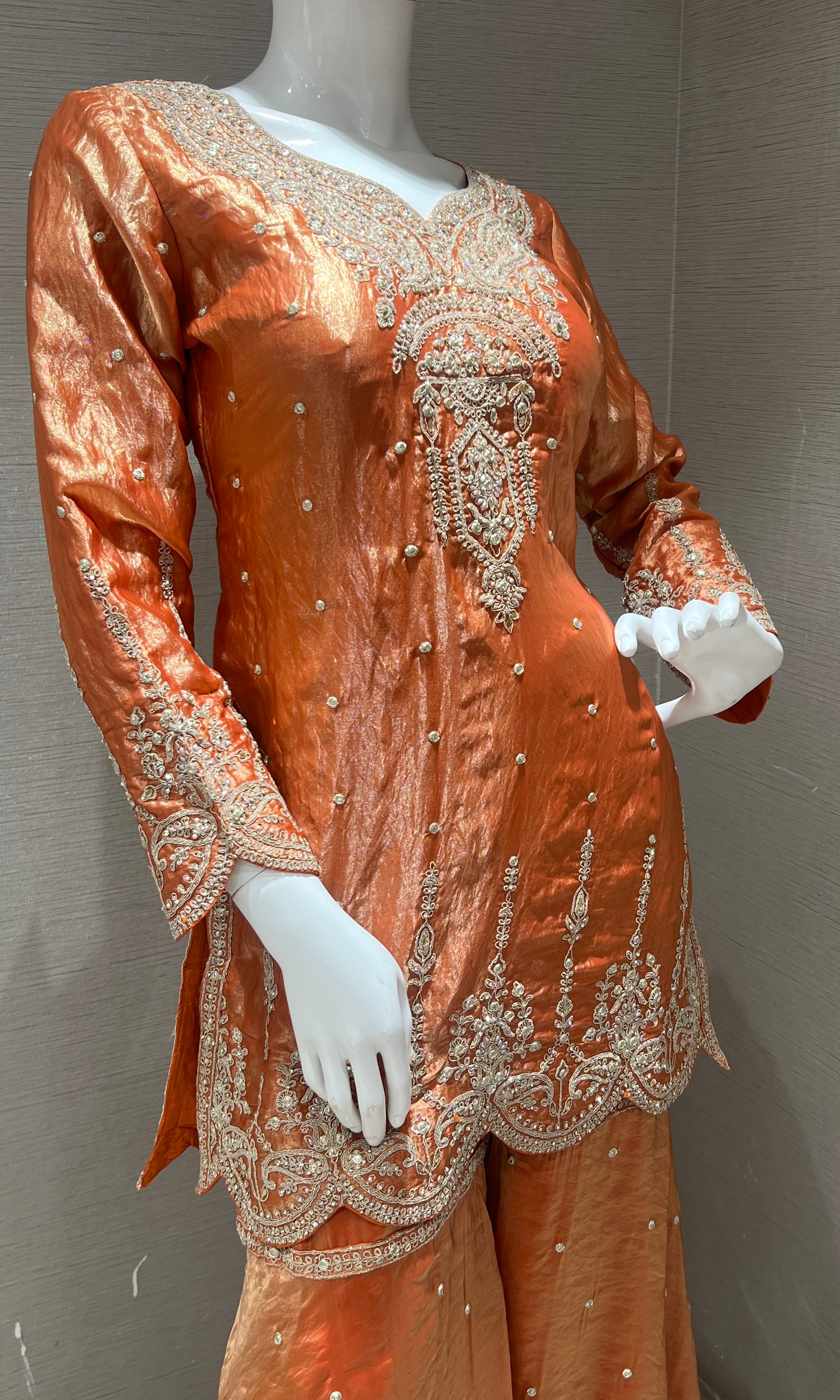 Rust Orange Sharara
