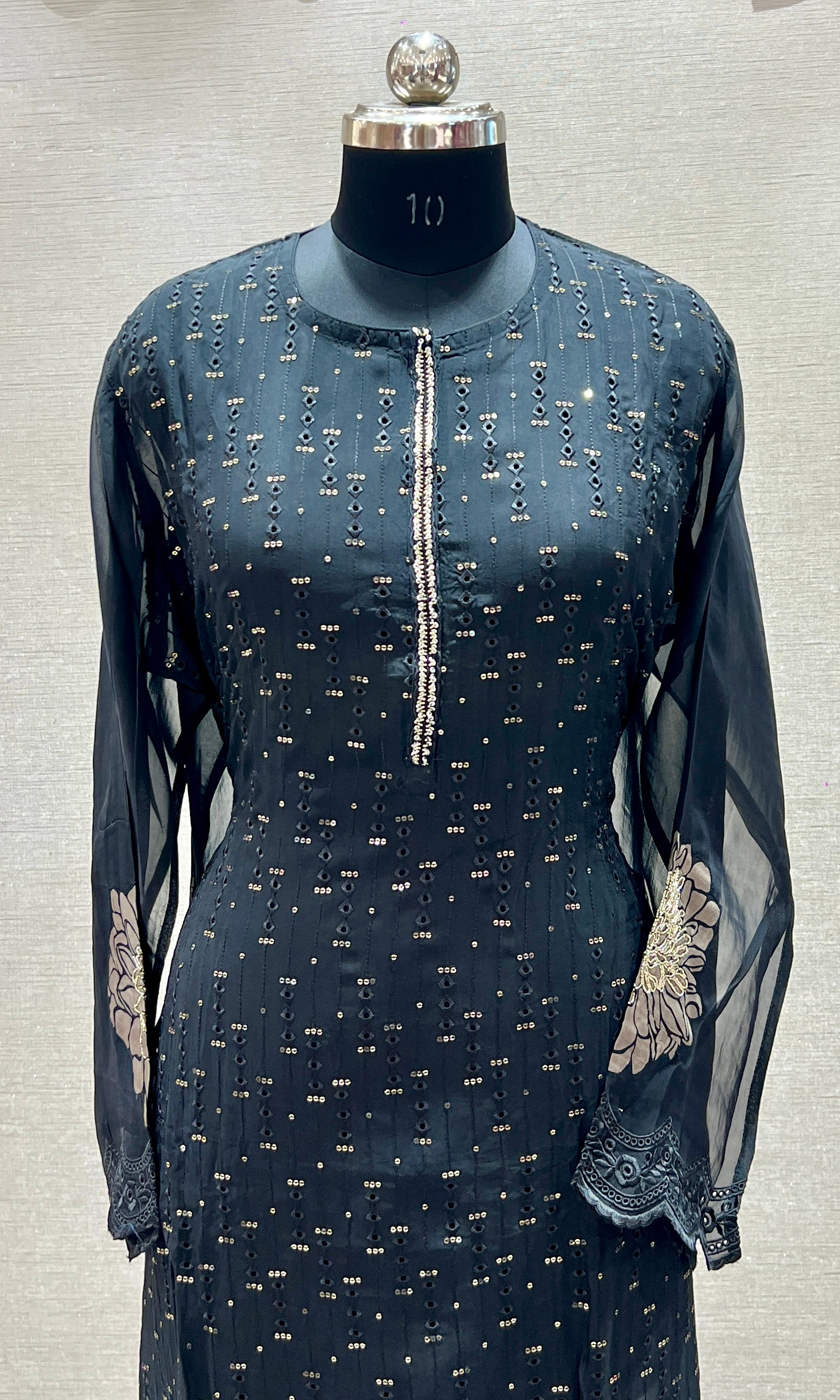 cookie n cream dress material