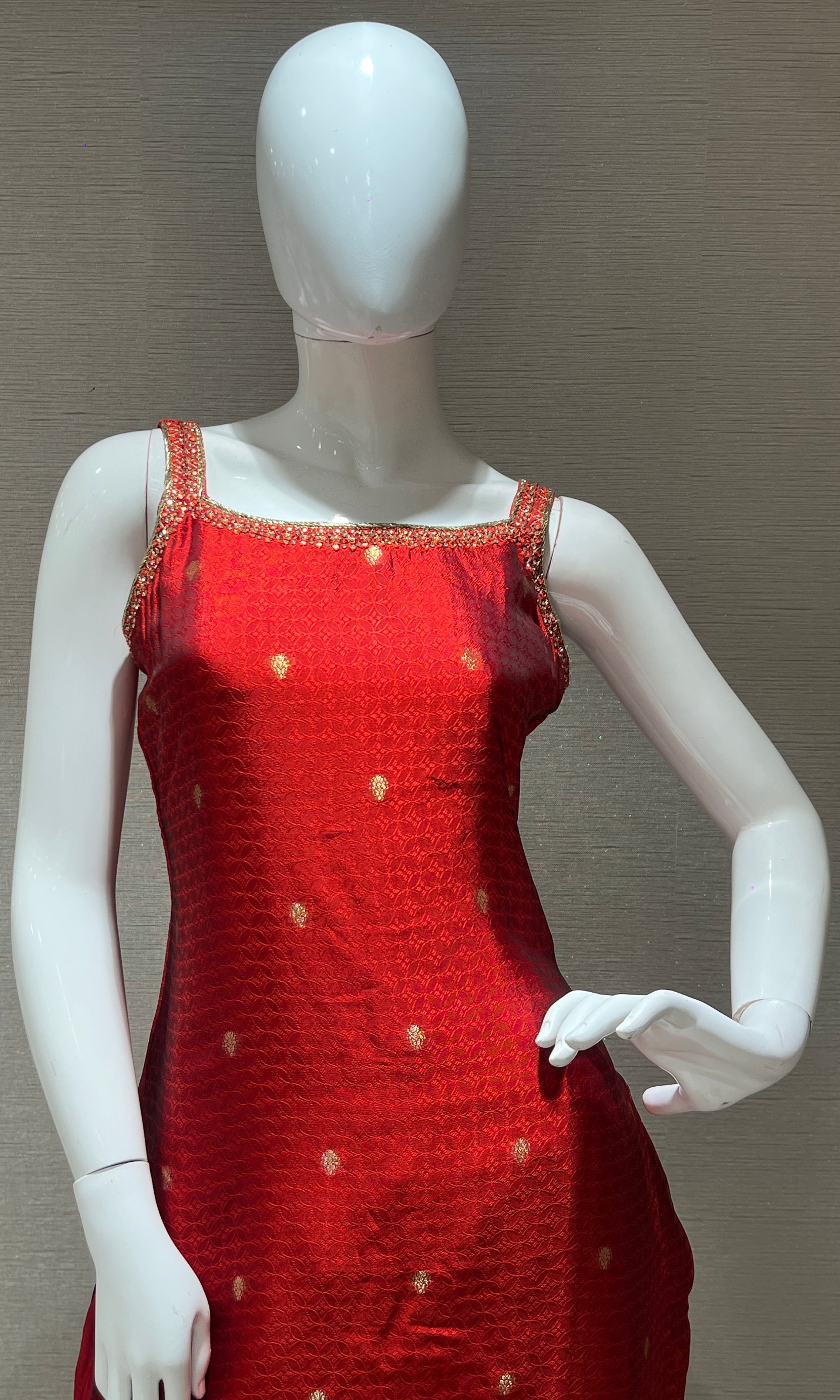 Maroon kurta set