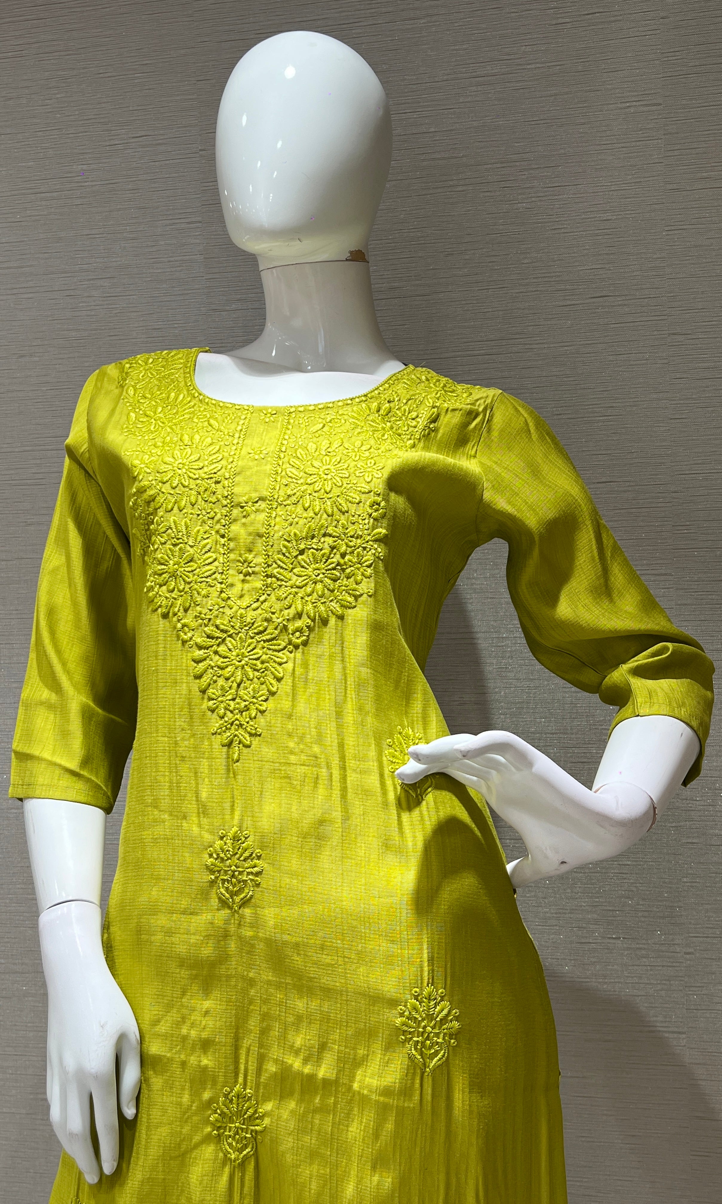 Liril EMBROIDERED KURTI TOP