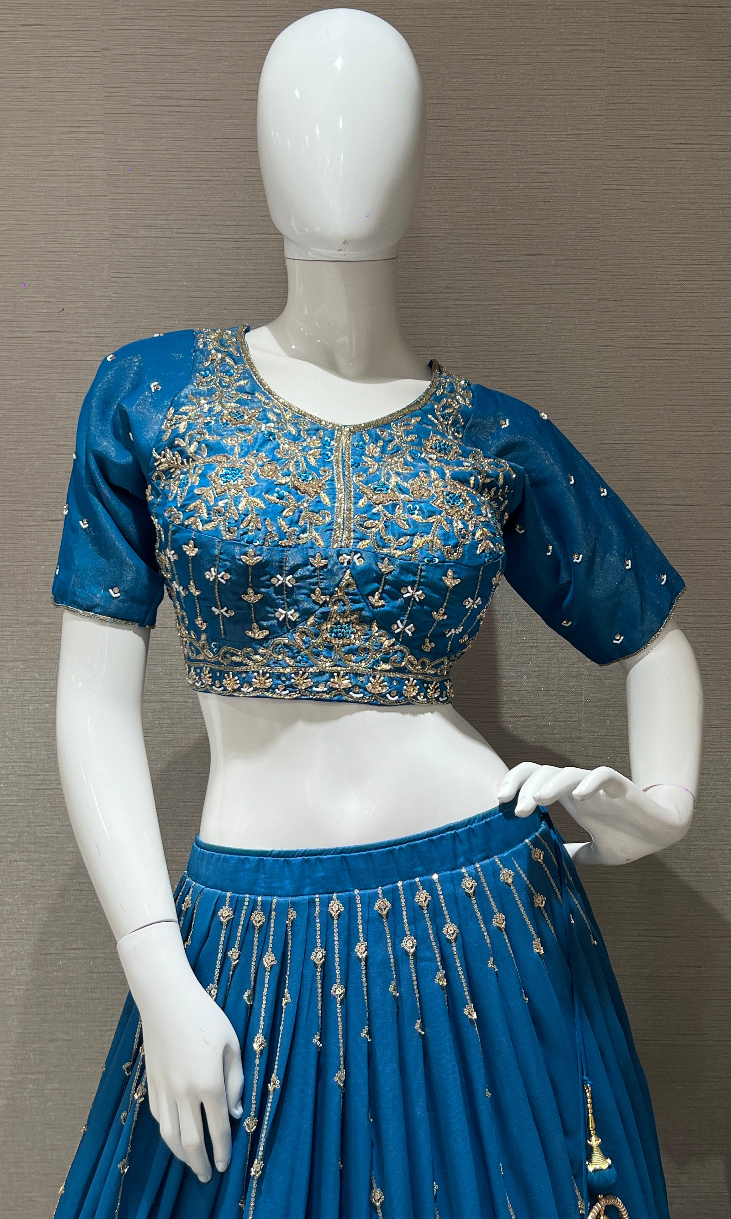 Blue Lehenga