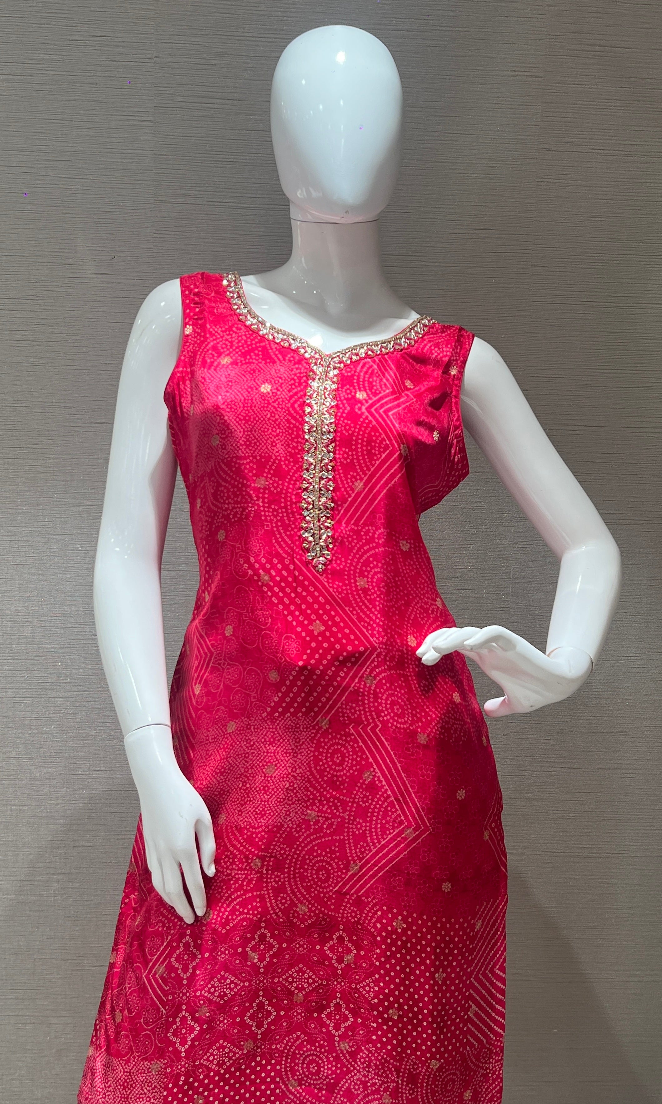 Pink kurta set