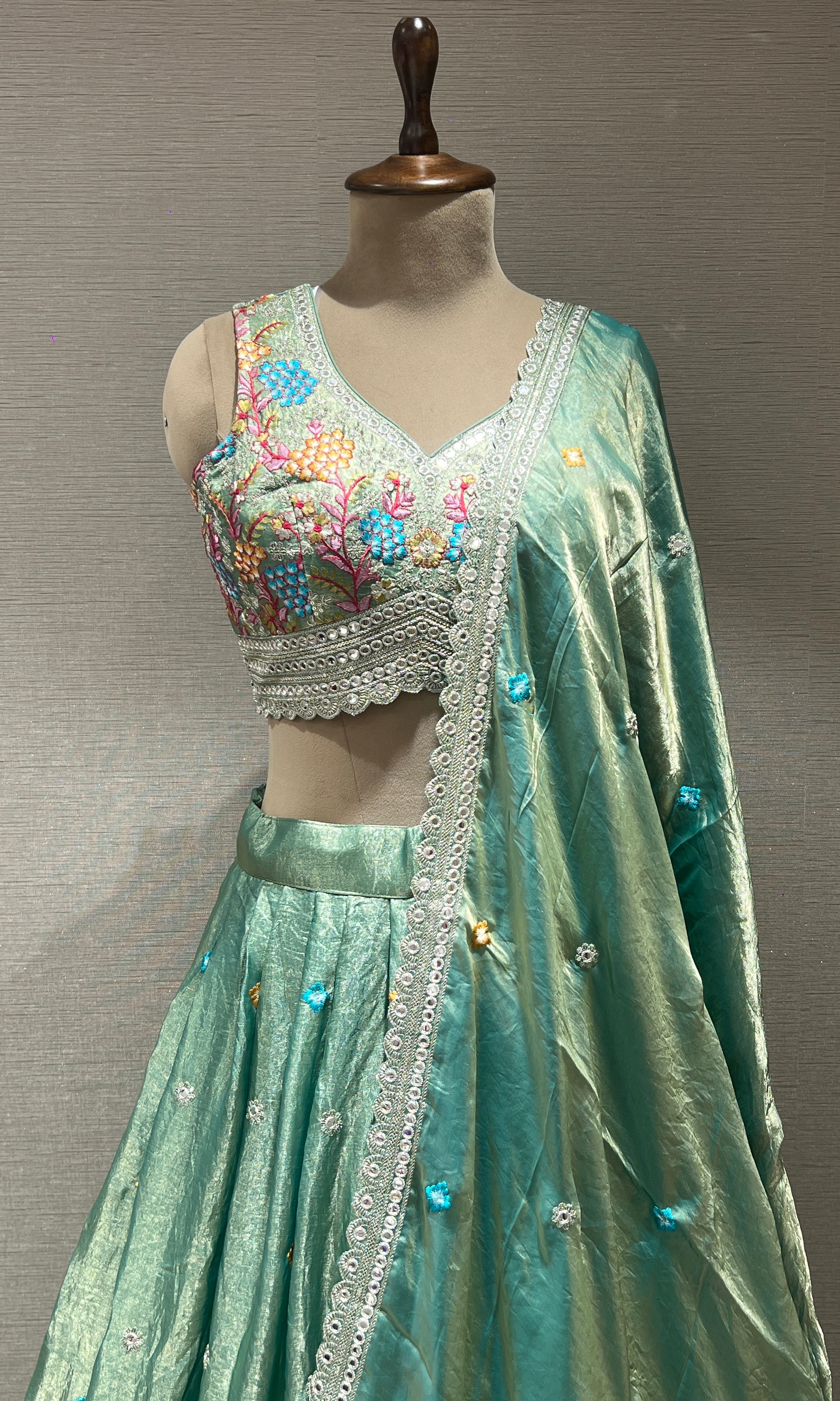 Light green Lehenga