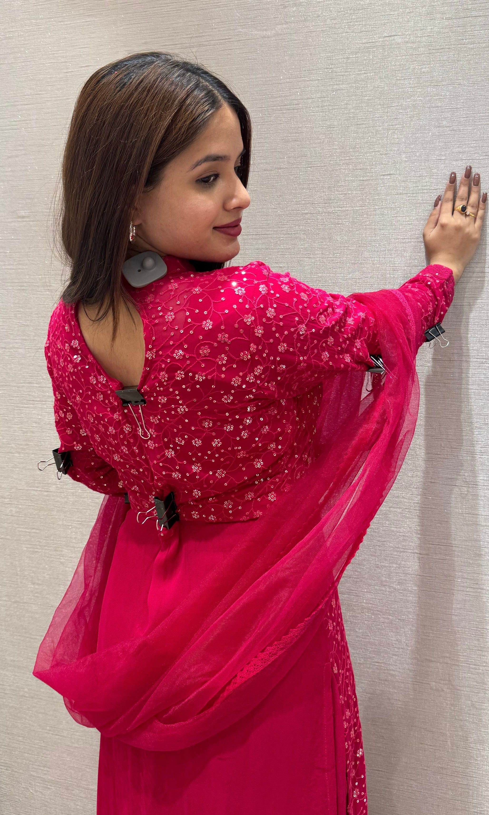 Raspberry Pink palazzo set