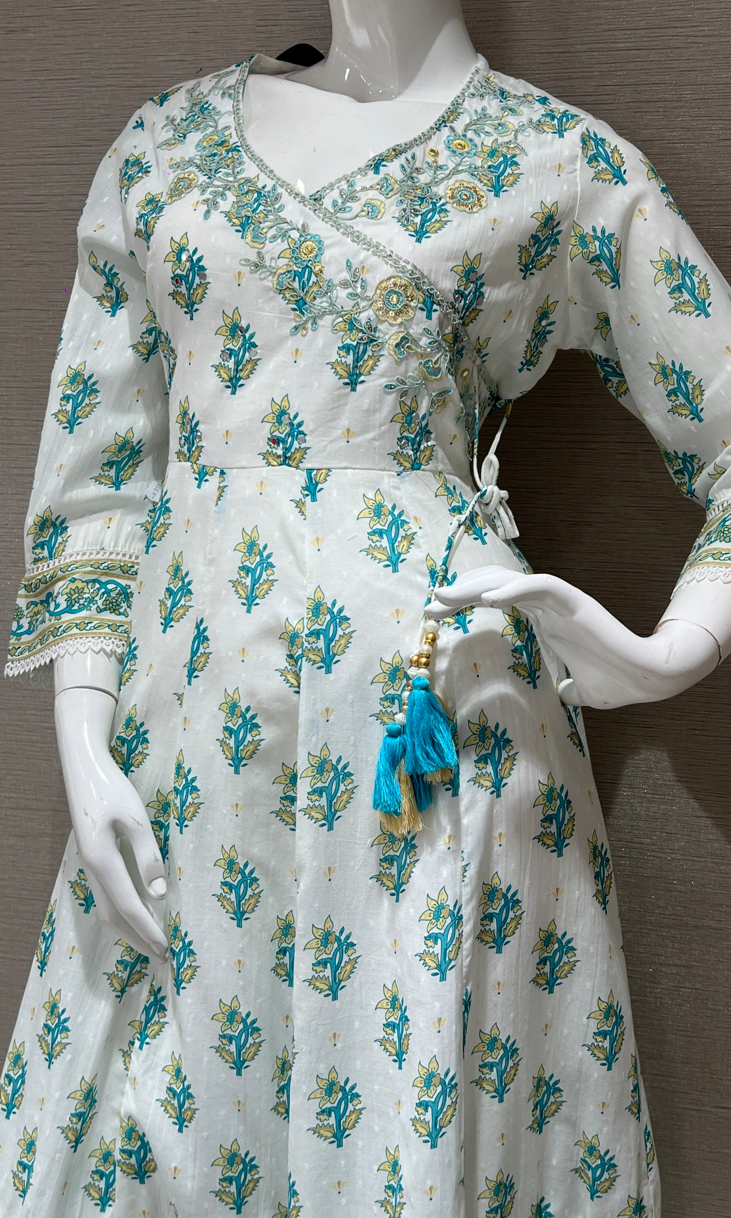 Blue Anarkali