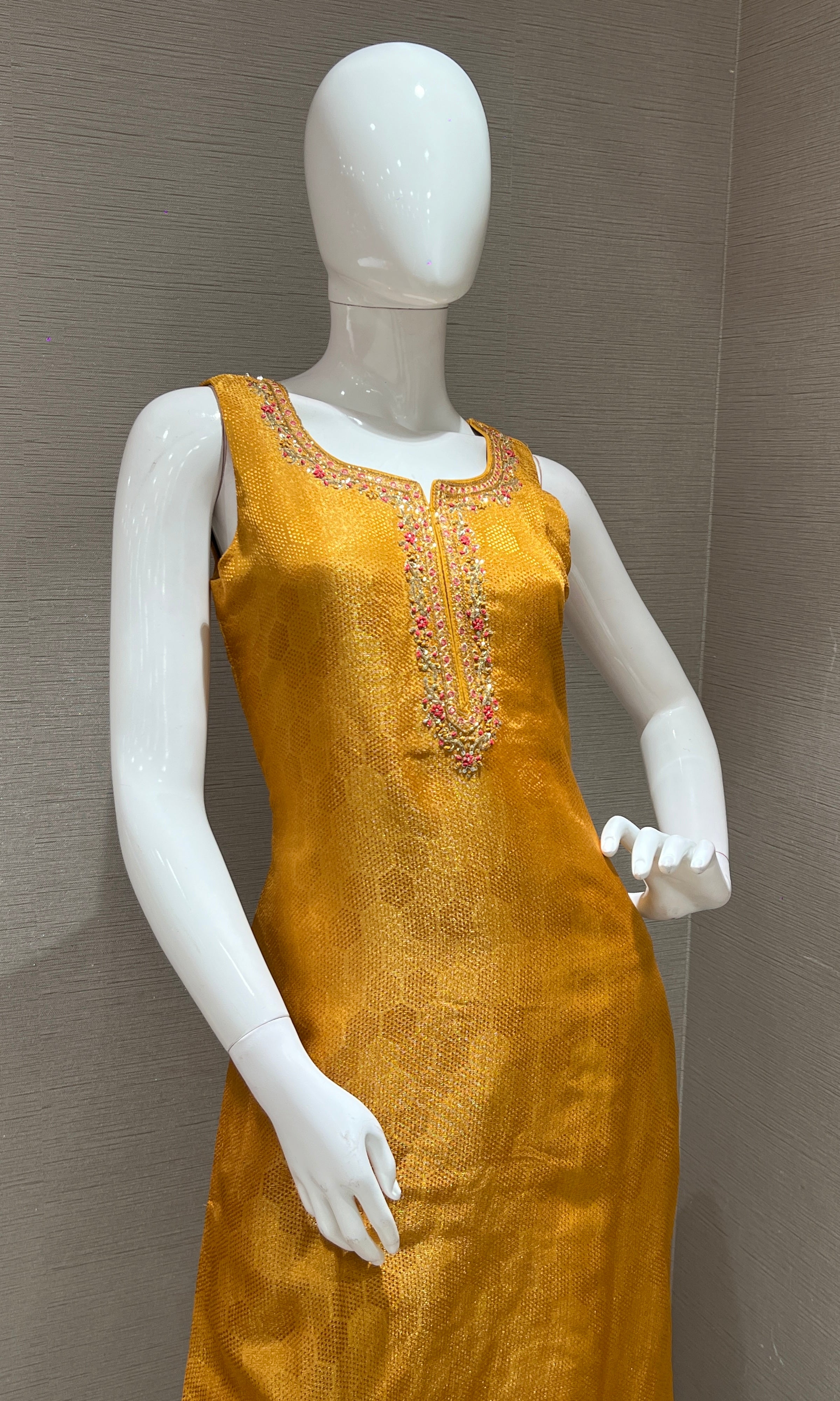Mustard Gold Elegant Kurta set