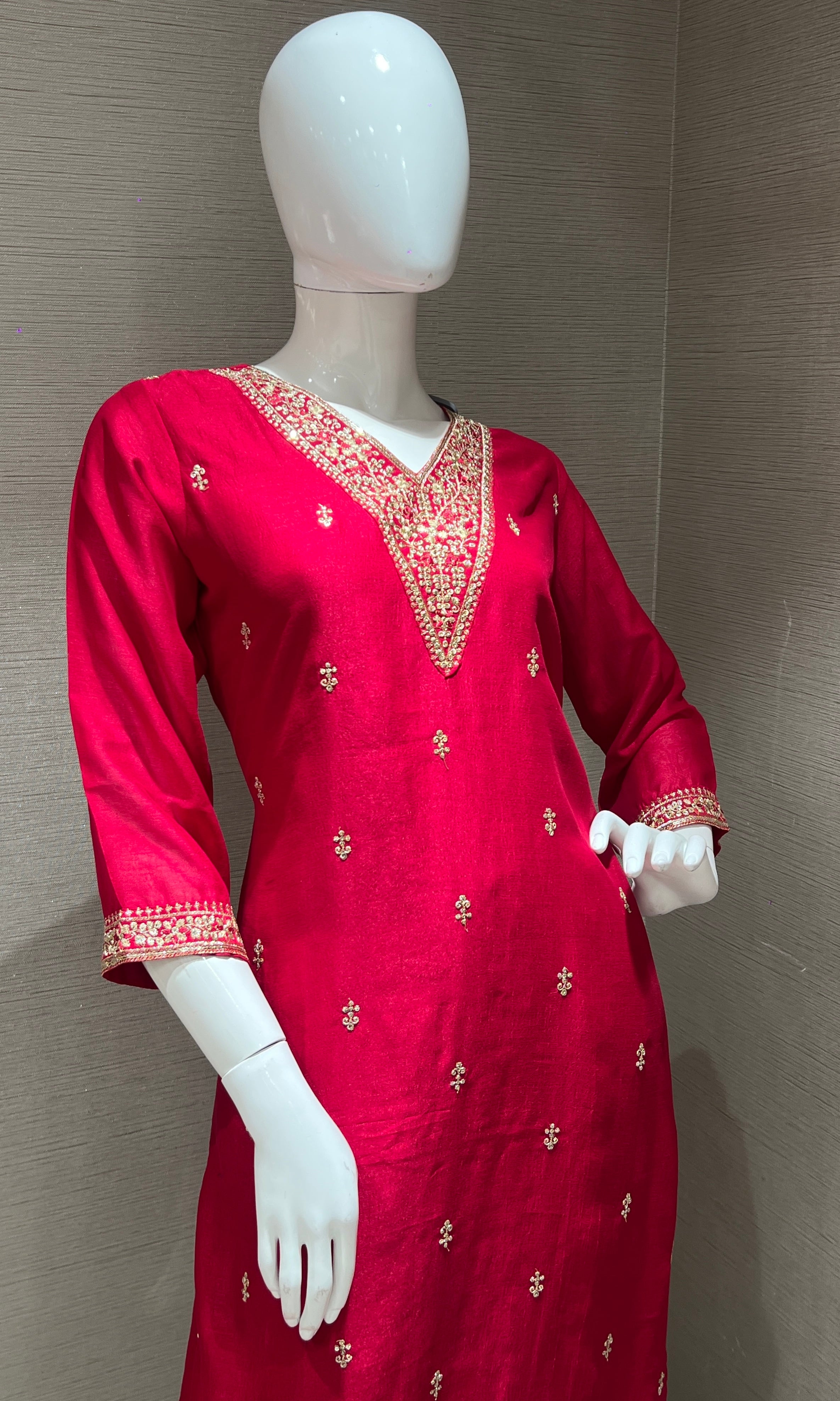 Pink kurta set