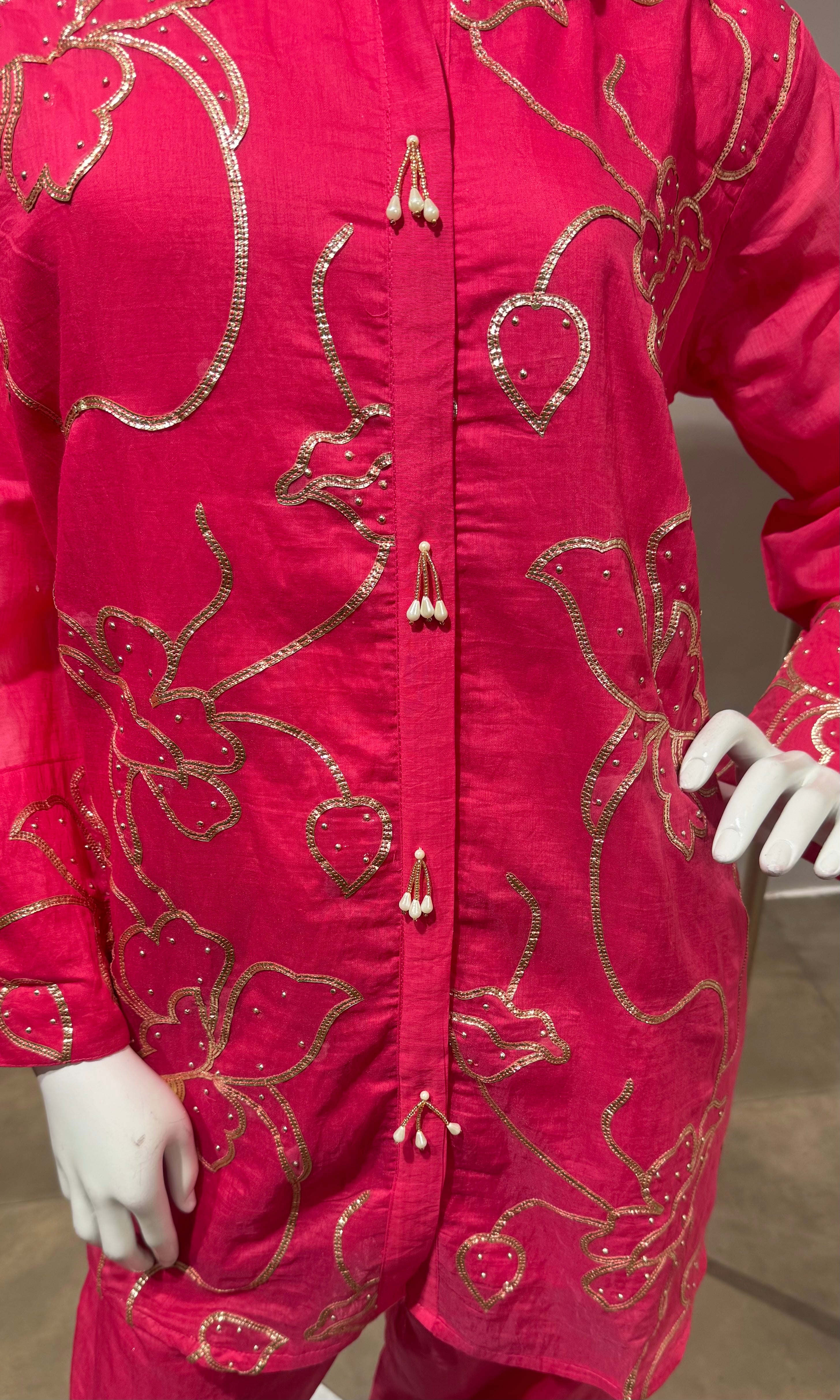 Rani Gold motif cord set
