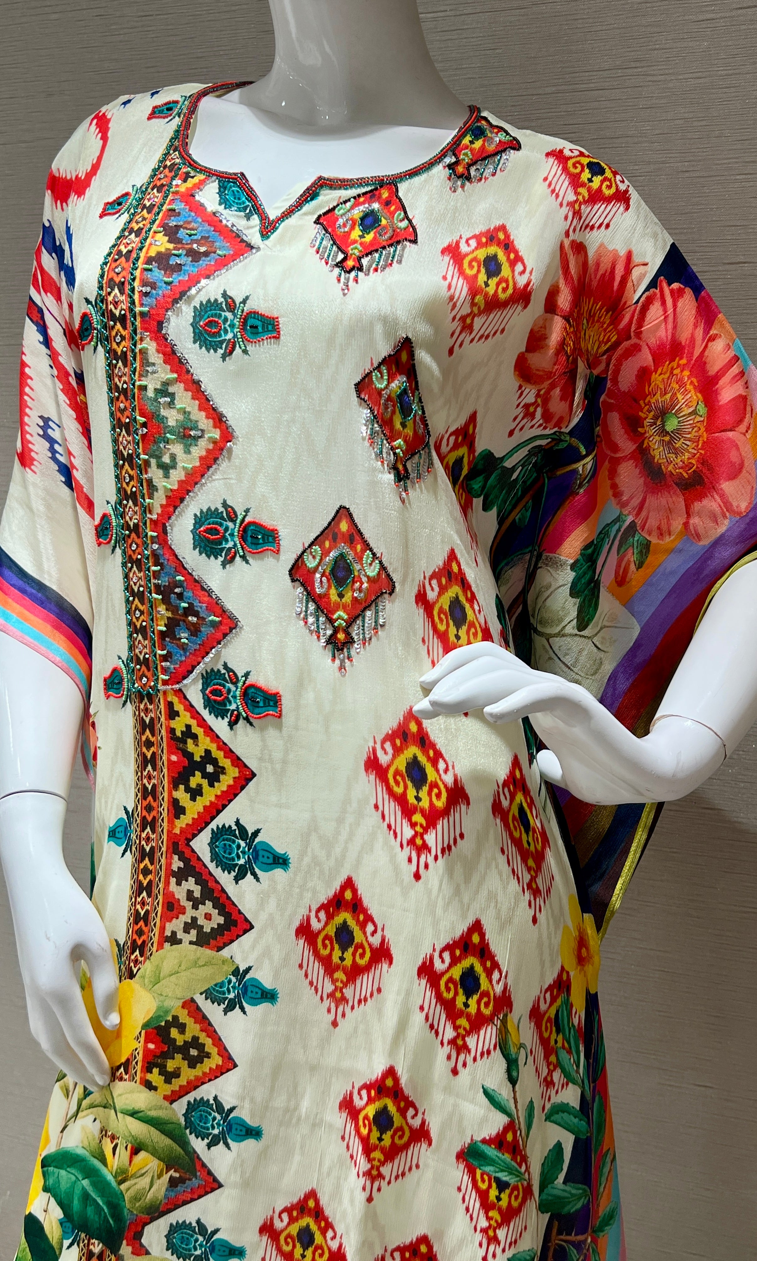 Pista green kaftan