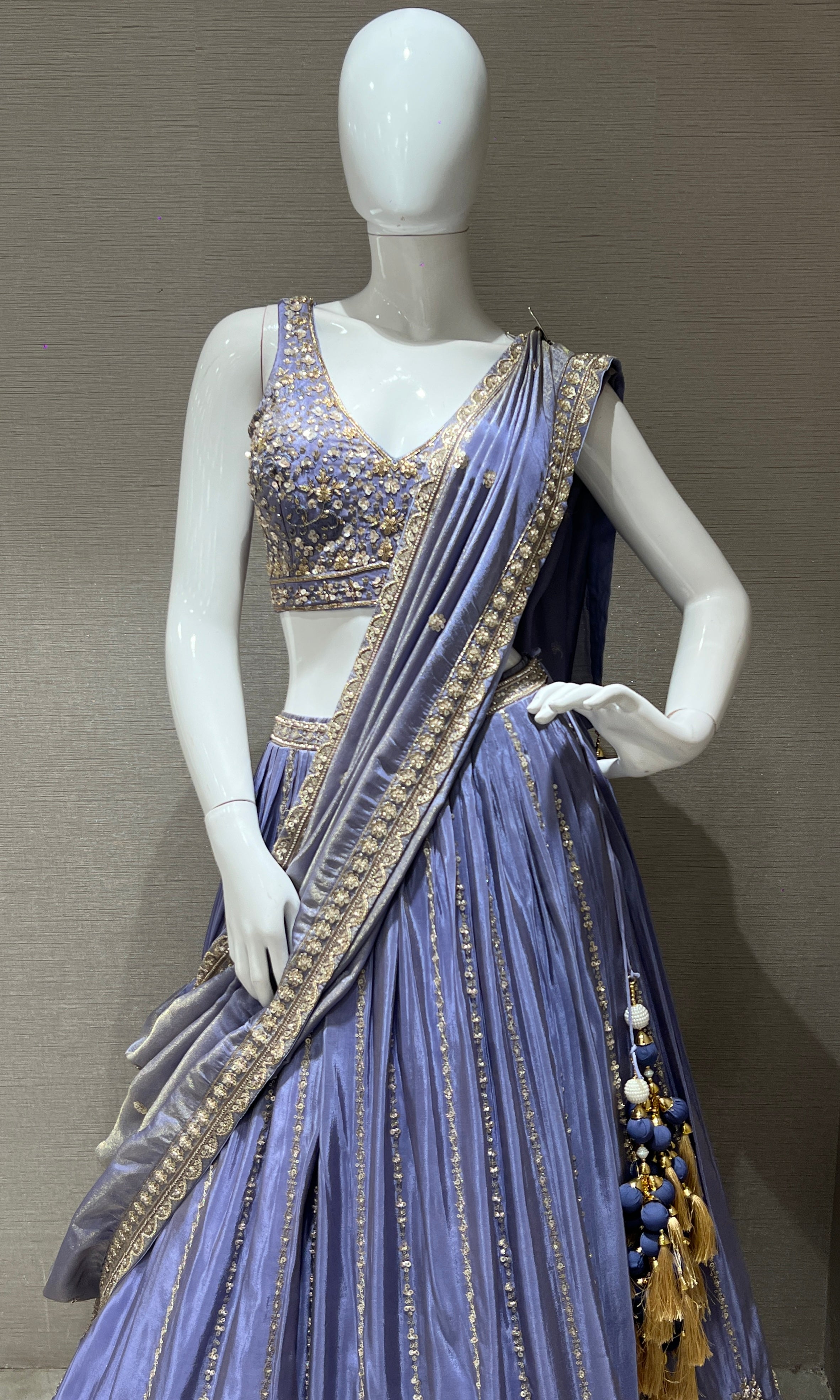 Light purple Lehenga