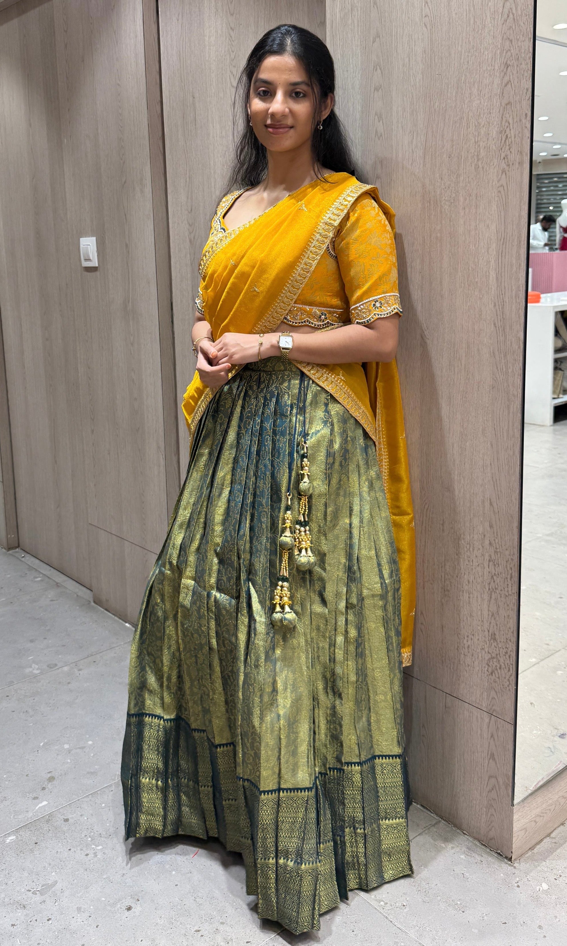 Green Lehenga