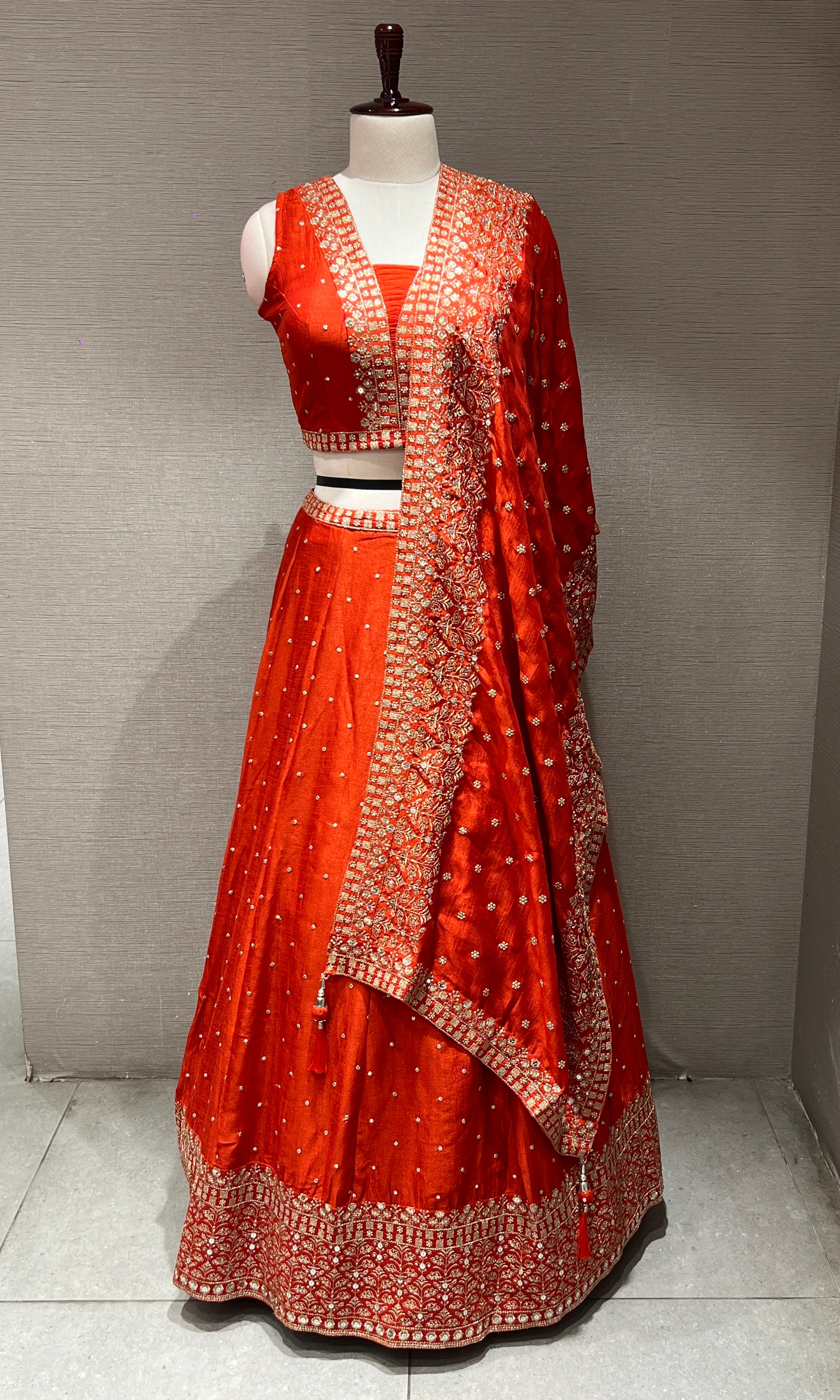 Orange Lehenga