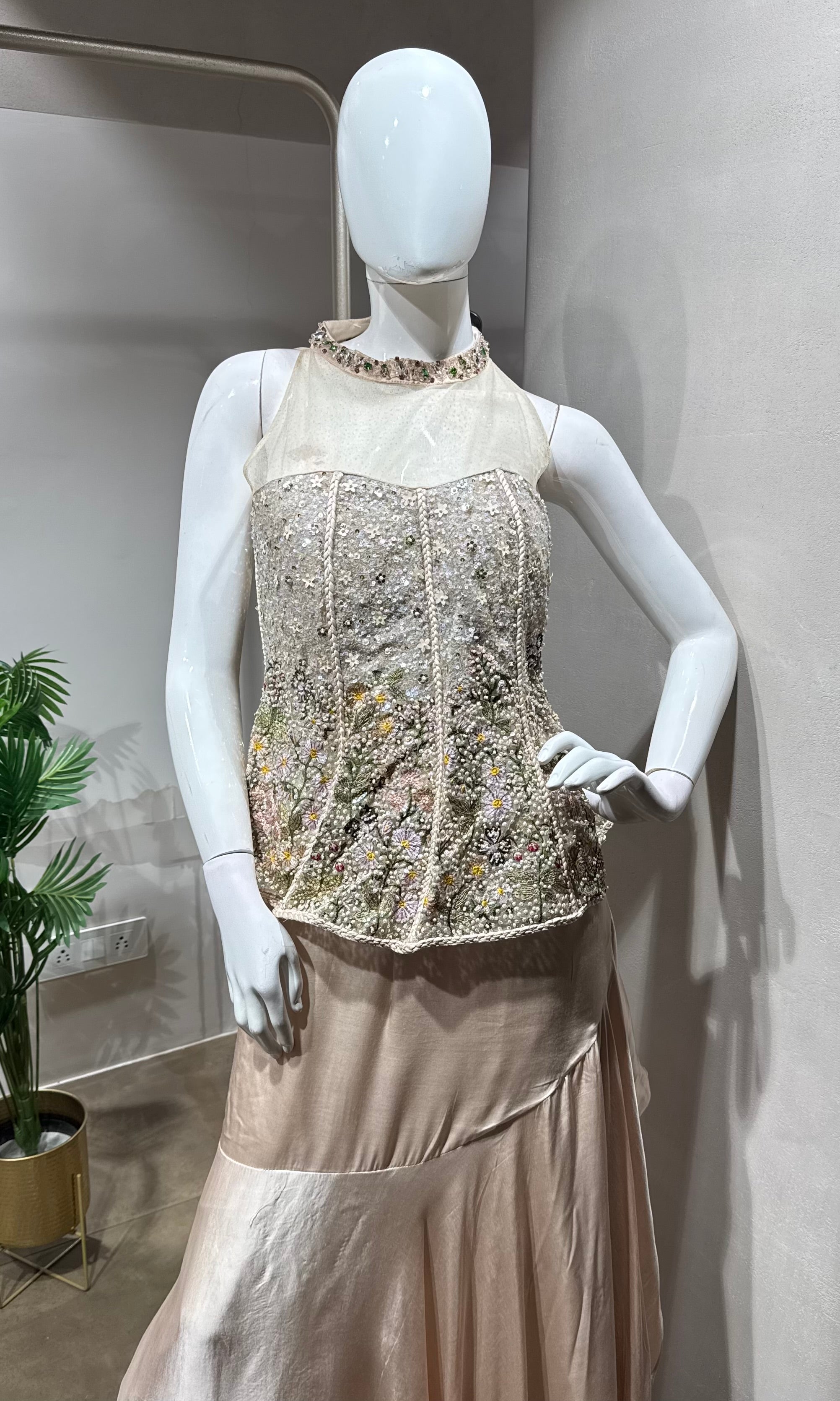 FAWN Embroidered CORSET with Skirt