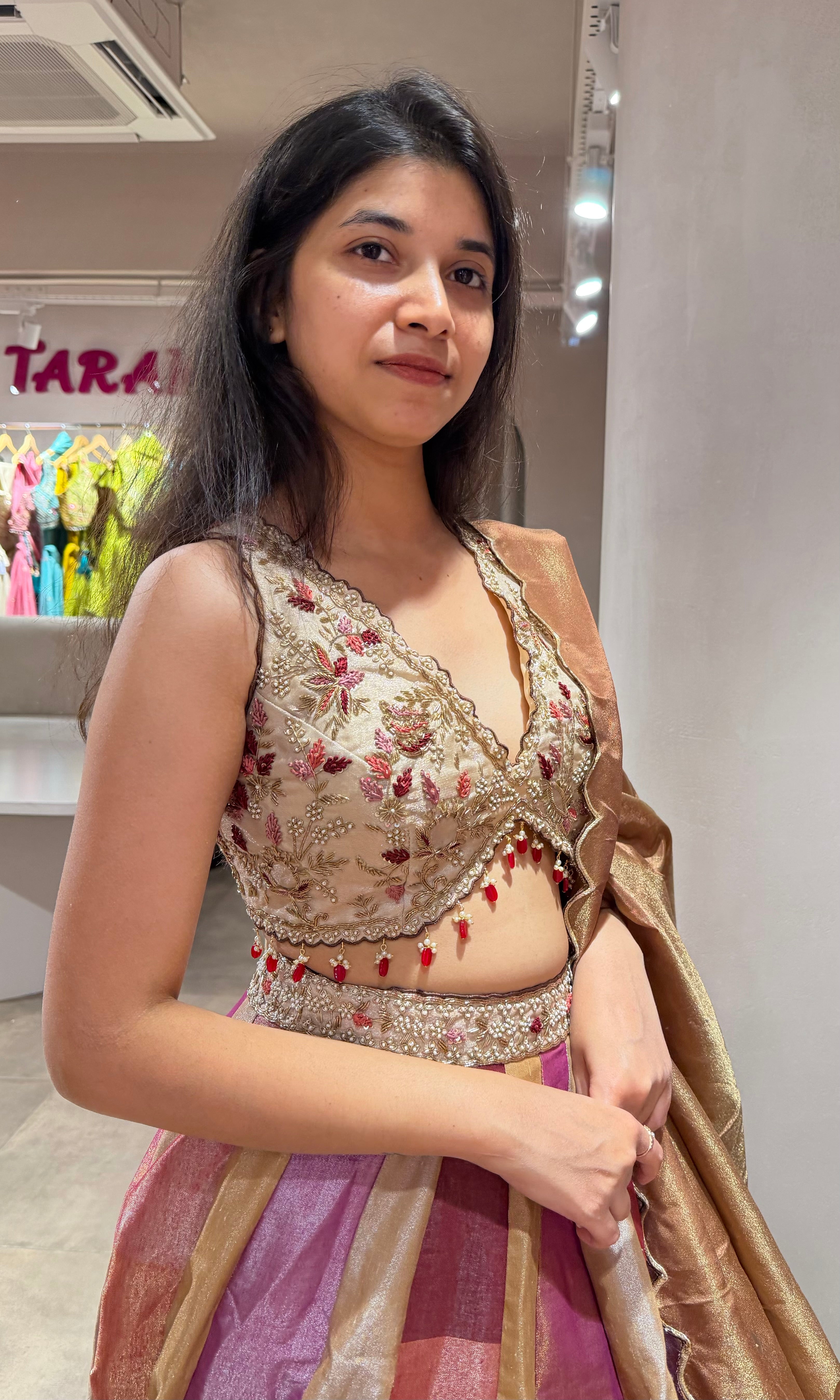 Multi INTRICATE EMBROIDERED LEHENGA