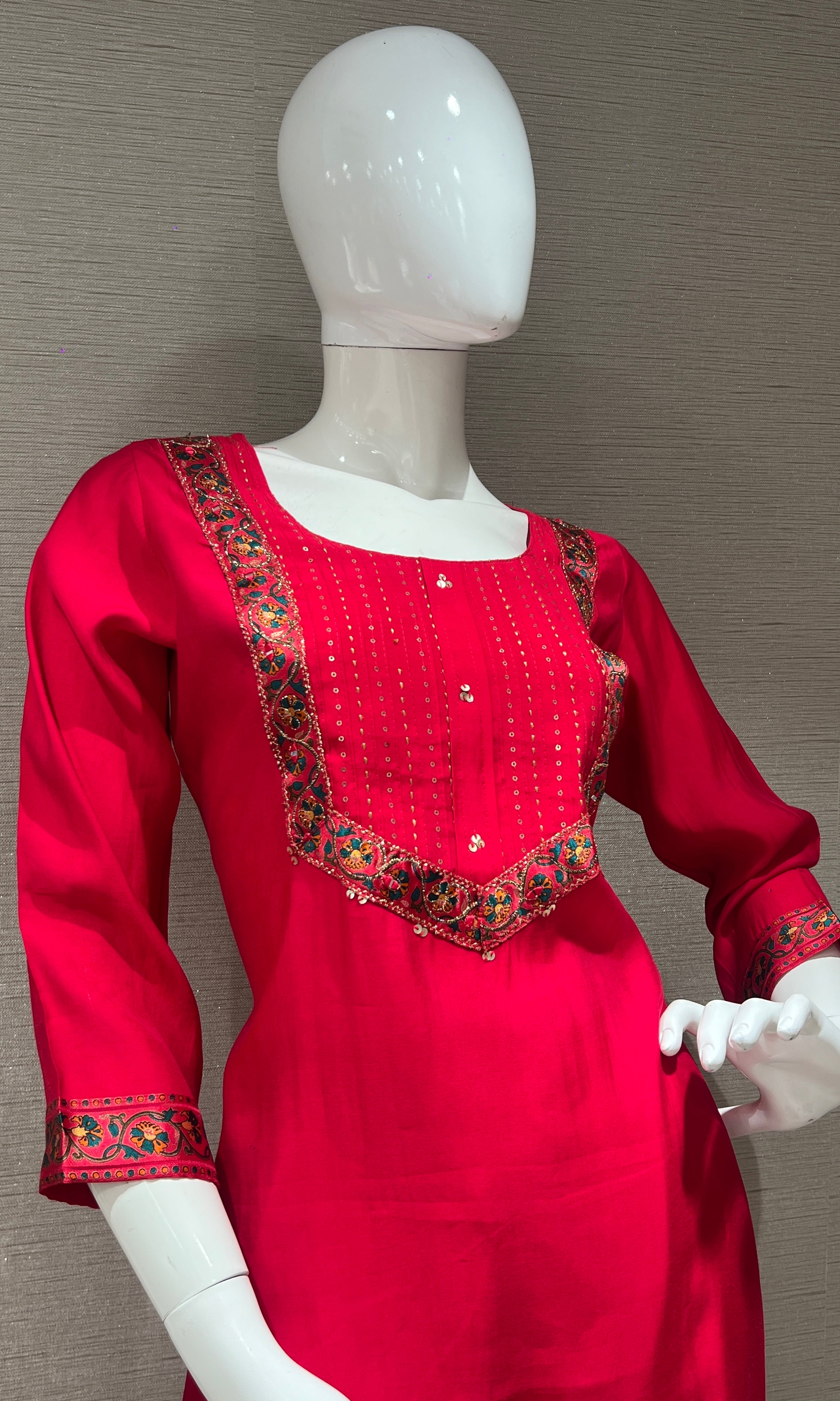 Pink Anarkali