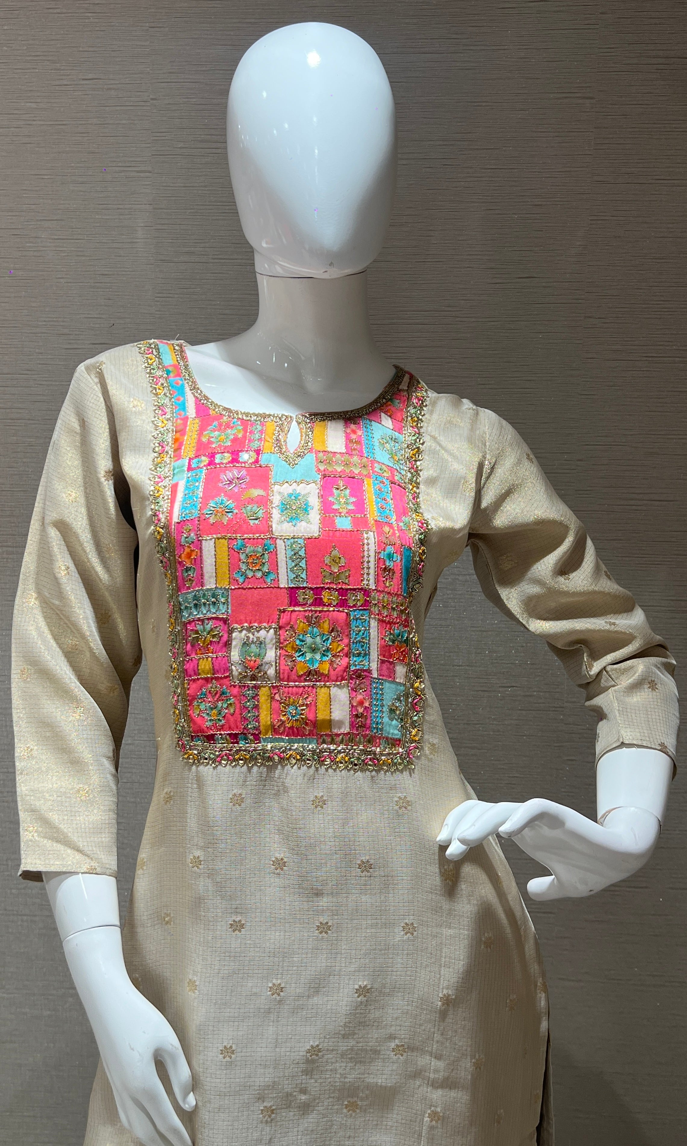 Grey kurta set