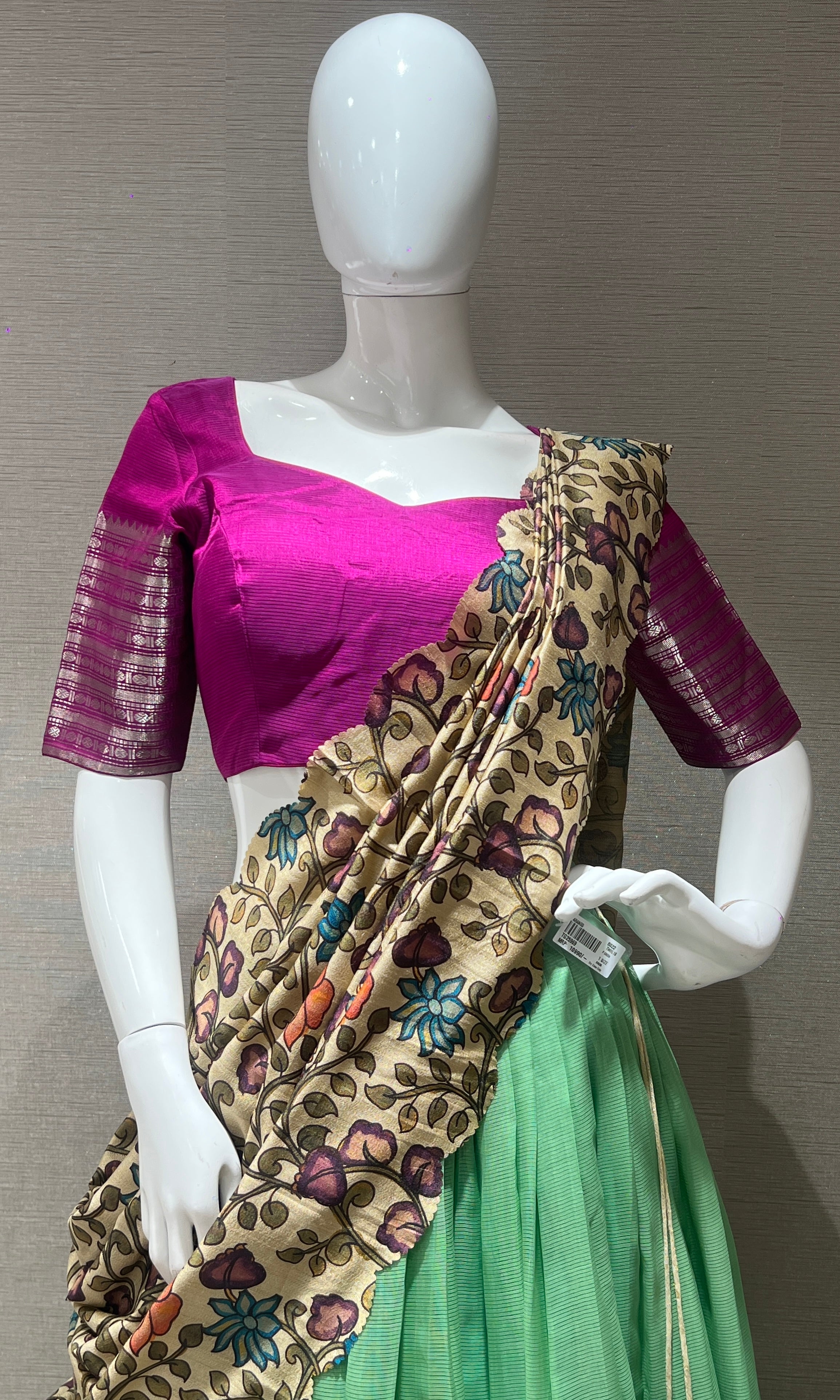 Pista green Lehenga