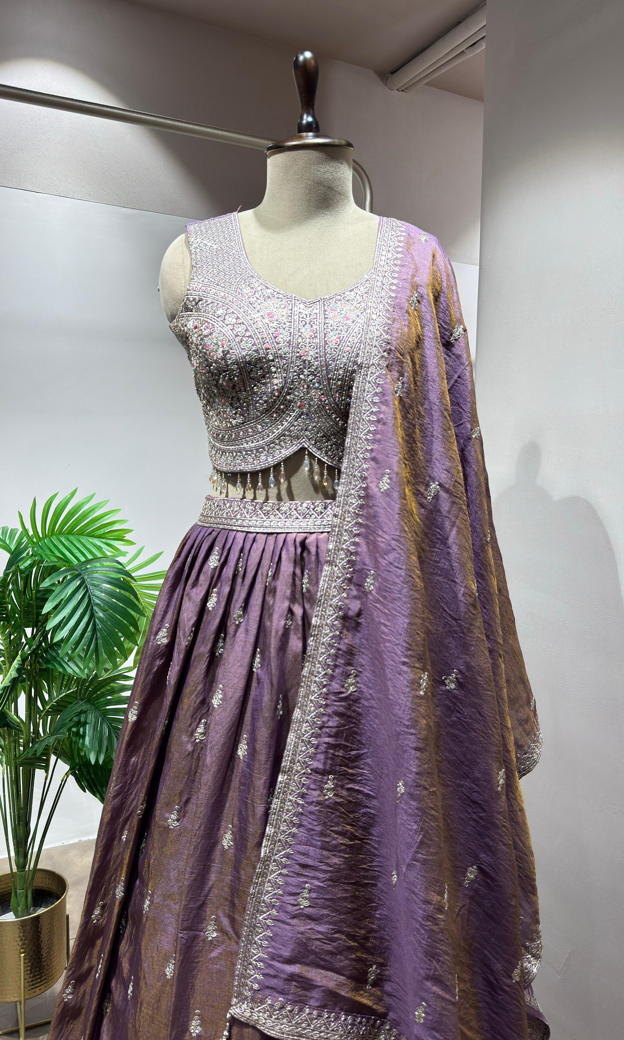Light purple lehenga
