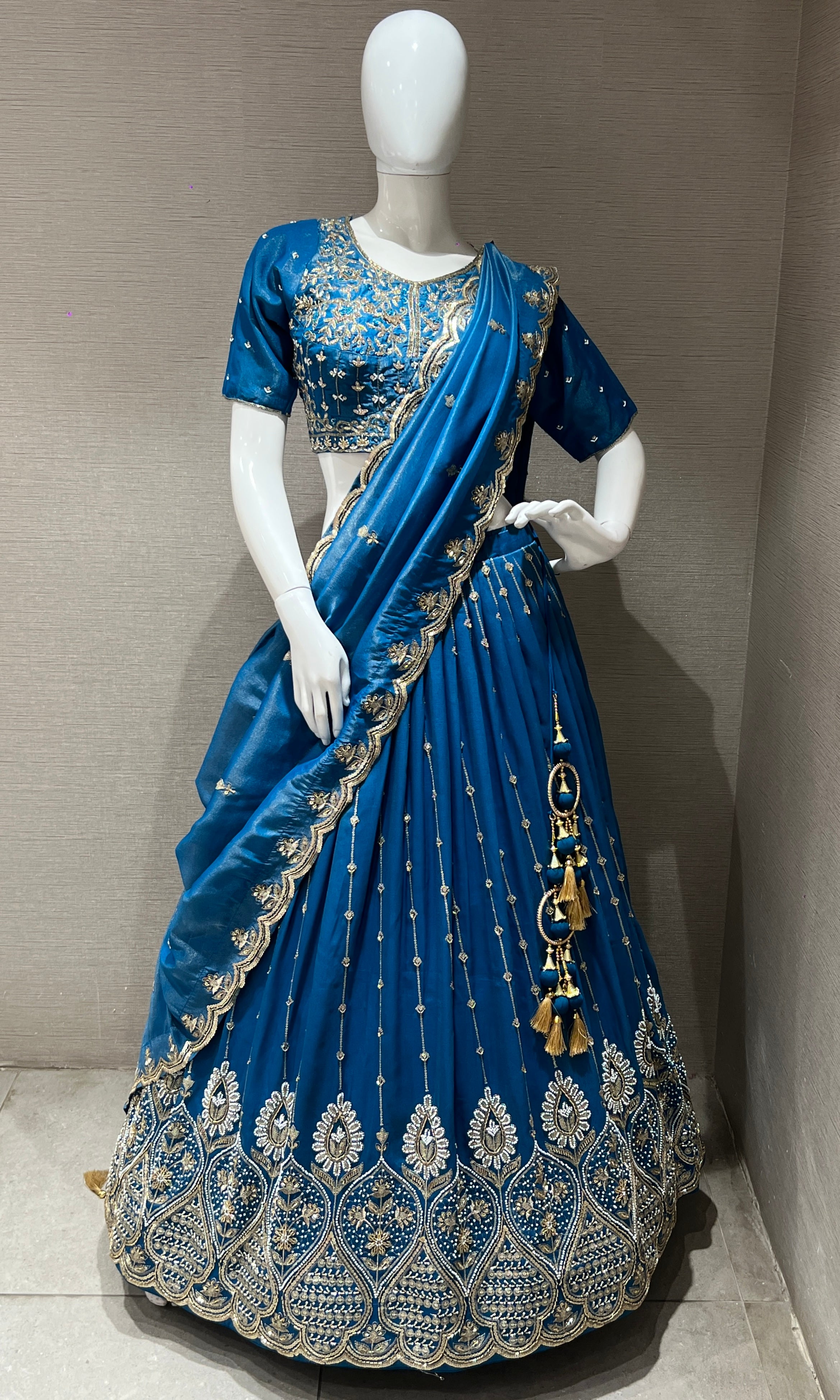 Blue Lehenga
