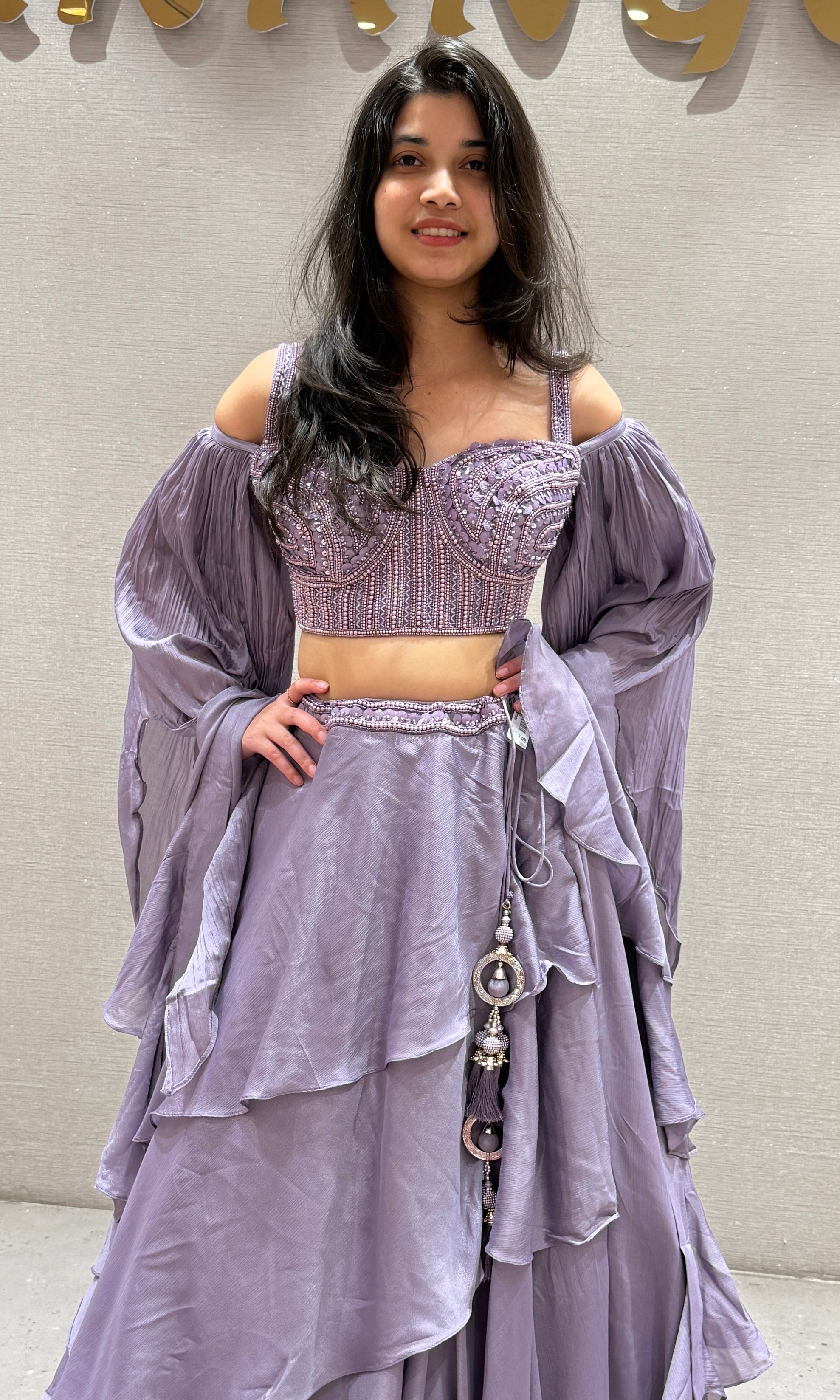 Lilac Lehenga