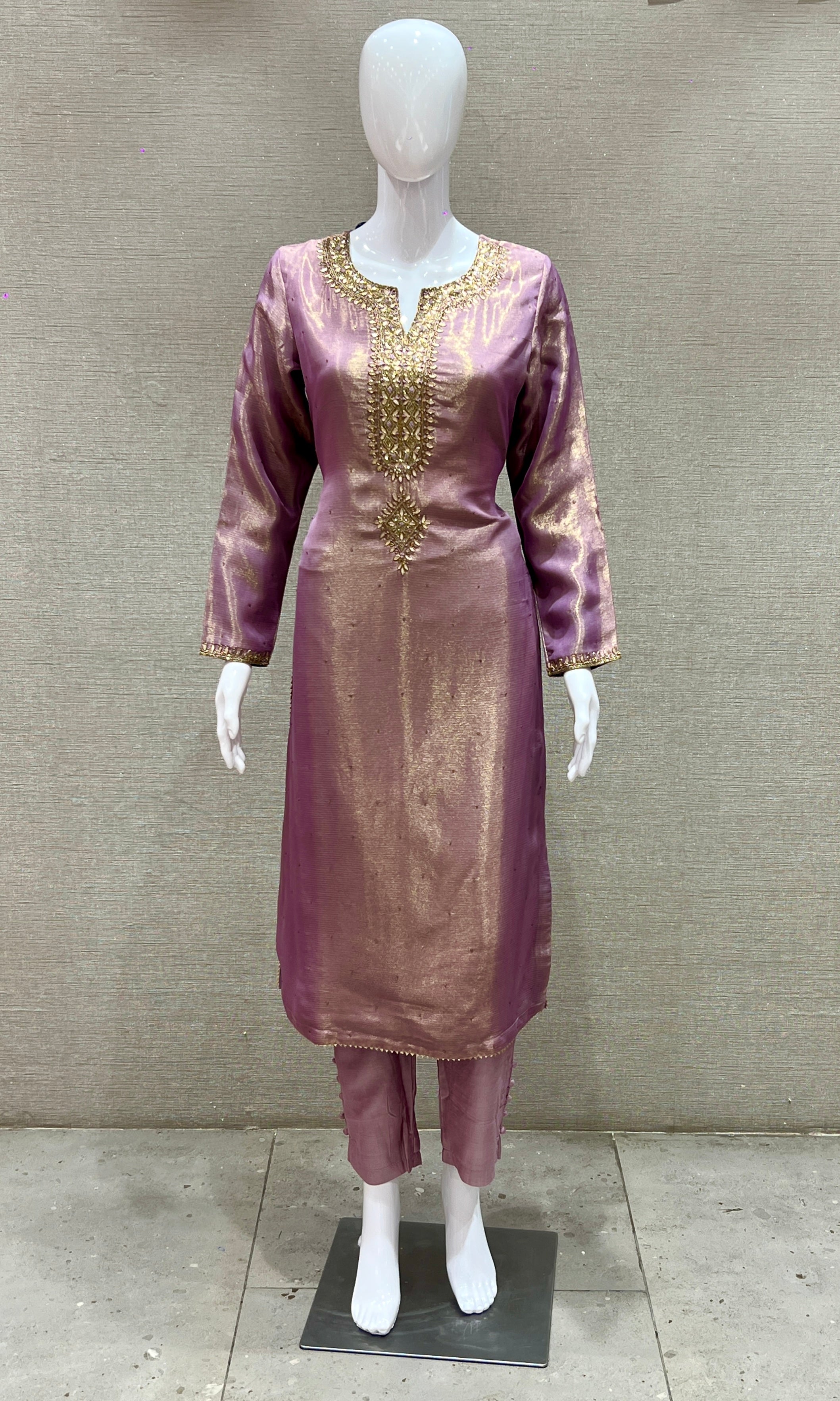 Light purple kurta set