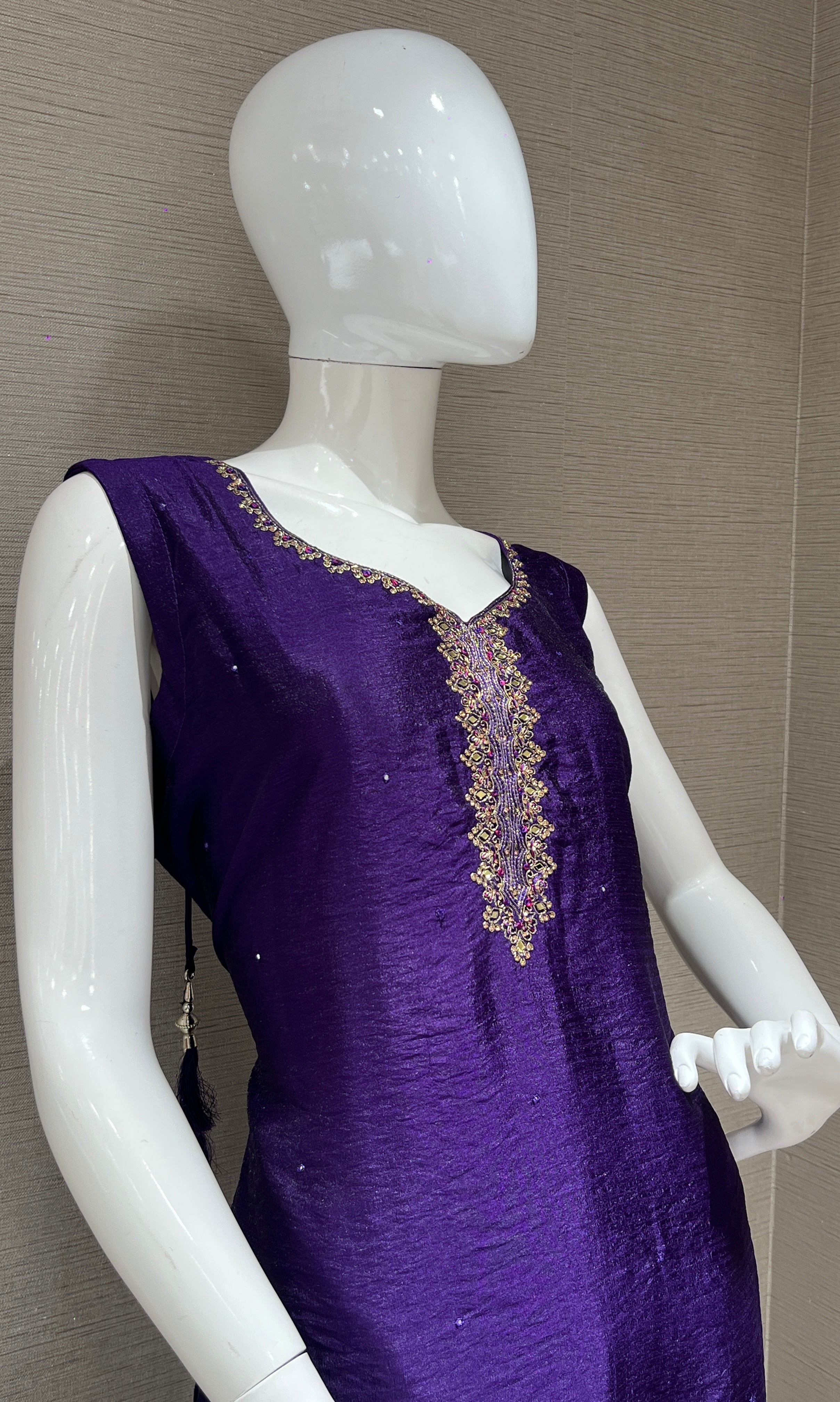 Purple purple kurta set