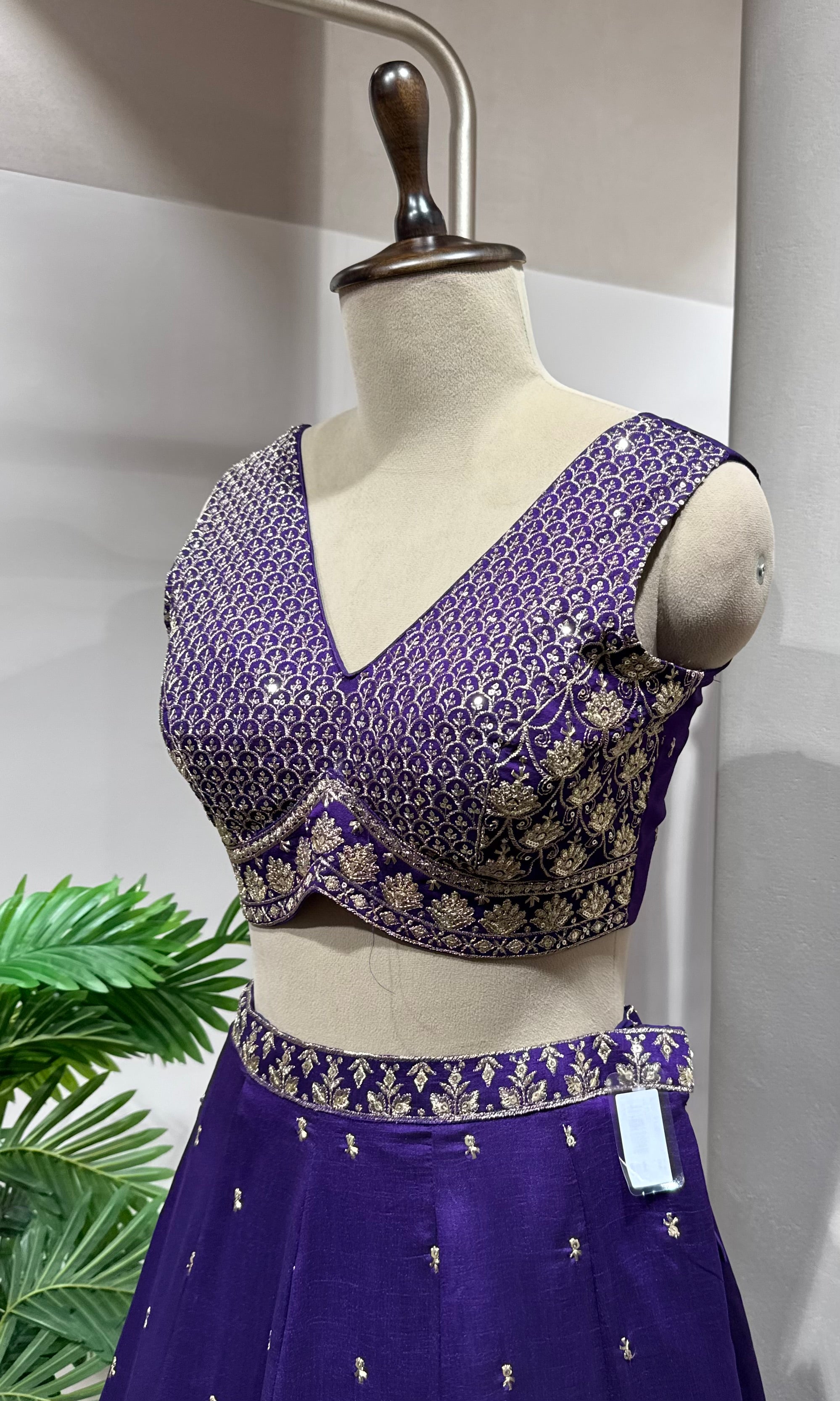 Purple elegant Lehenga choli
