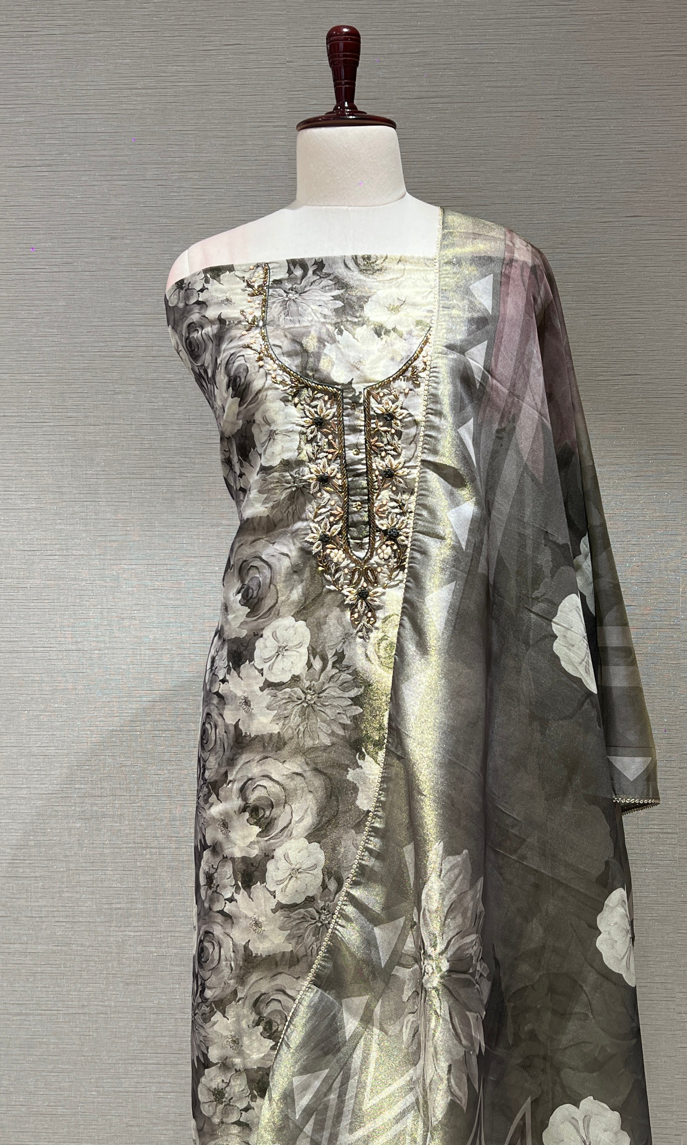 Black dress material