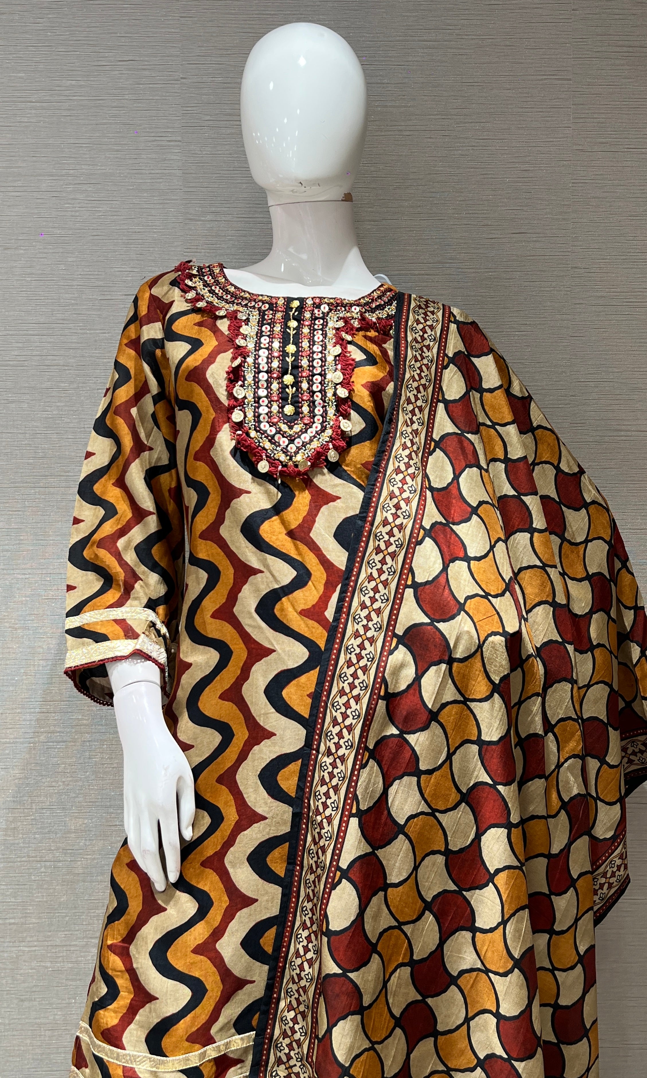 Multi PRINTED kurta set