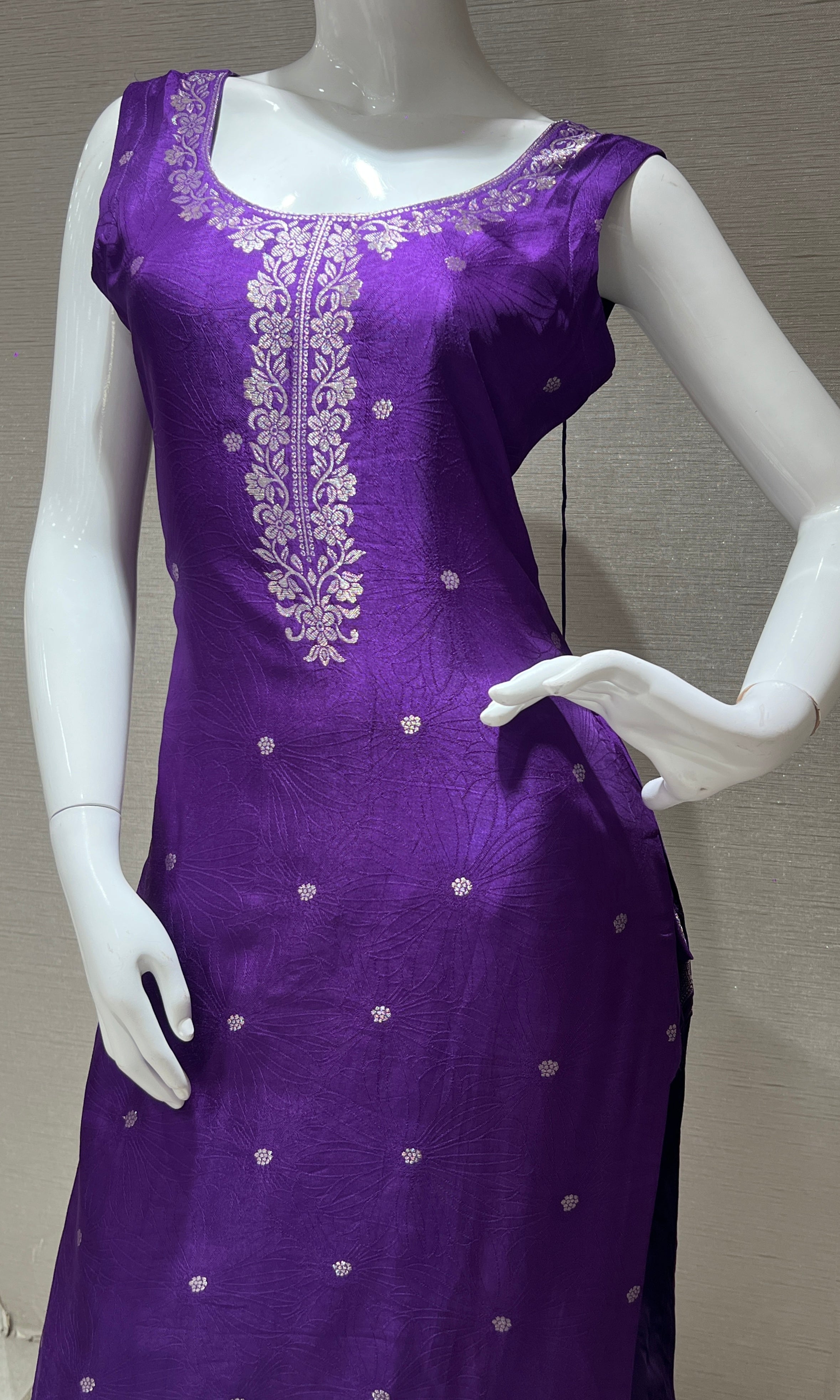 Purple kurta set
