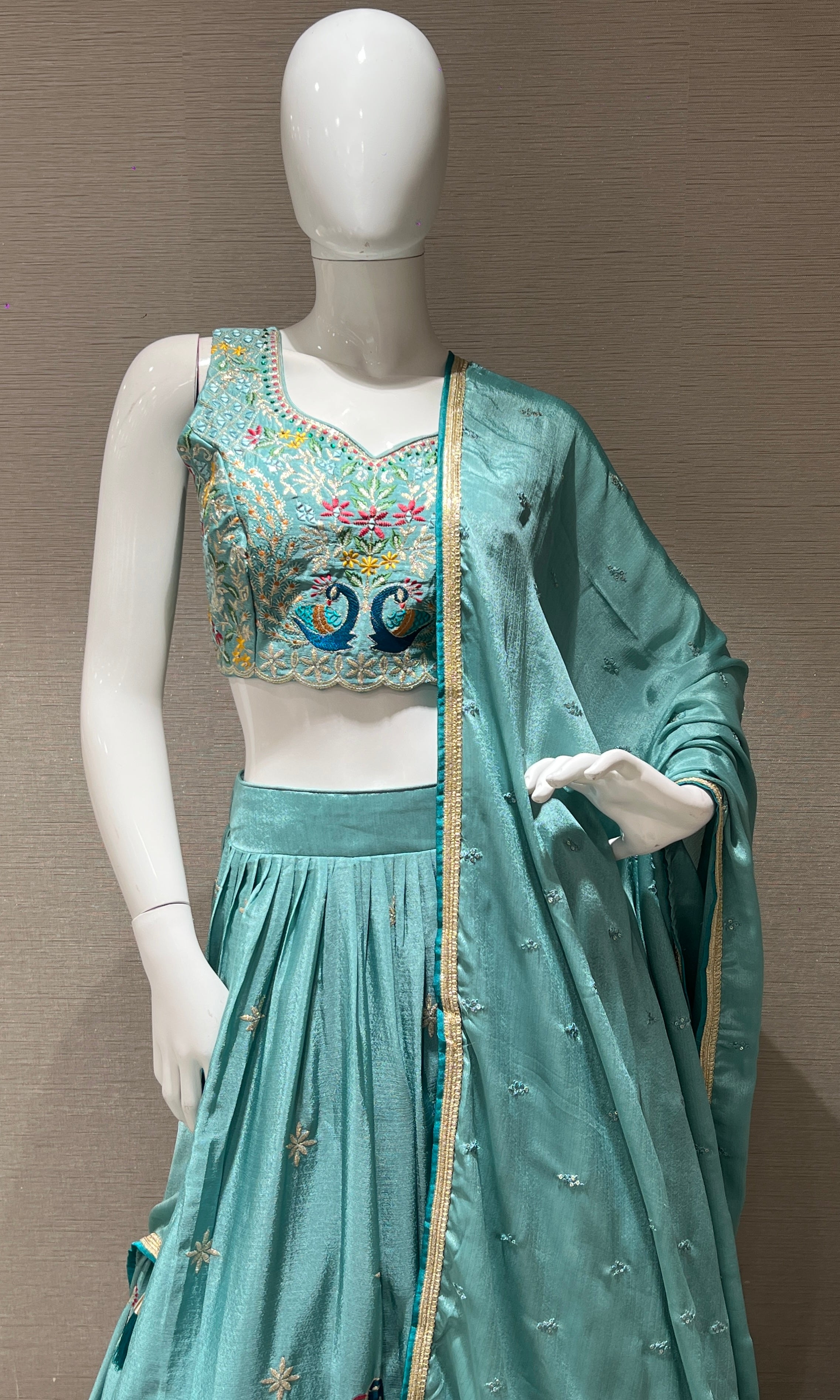 Blue Lehenga