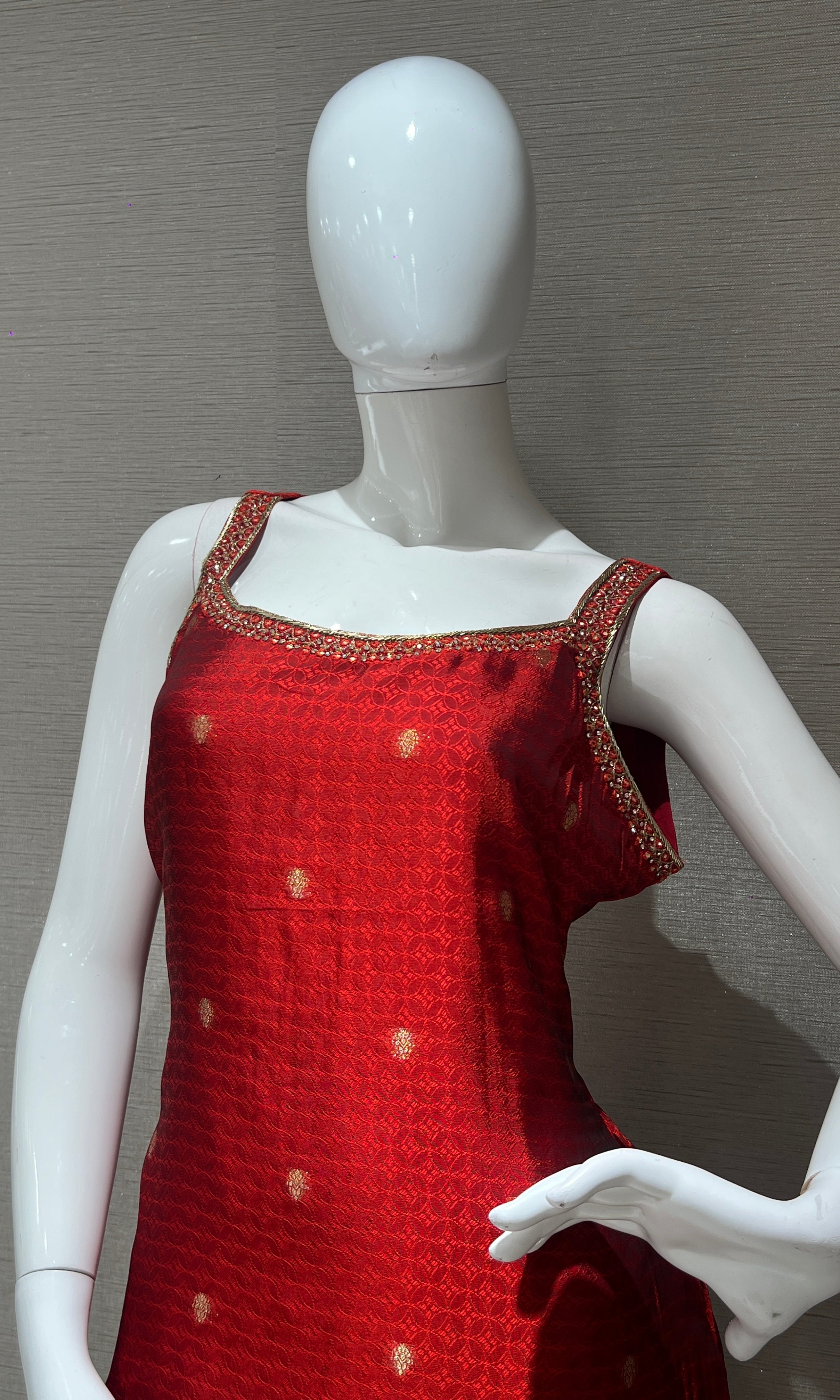 Maroon kurta set