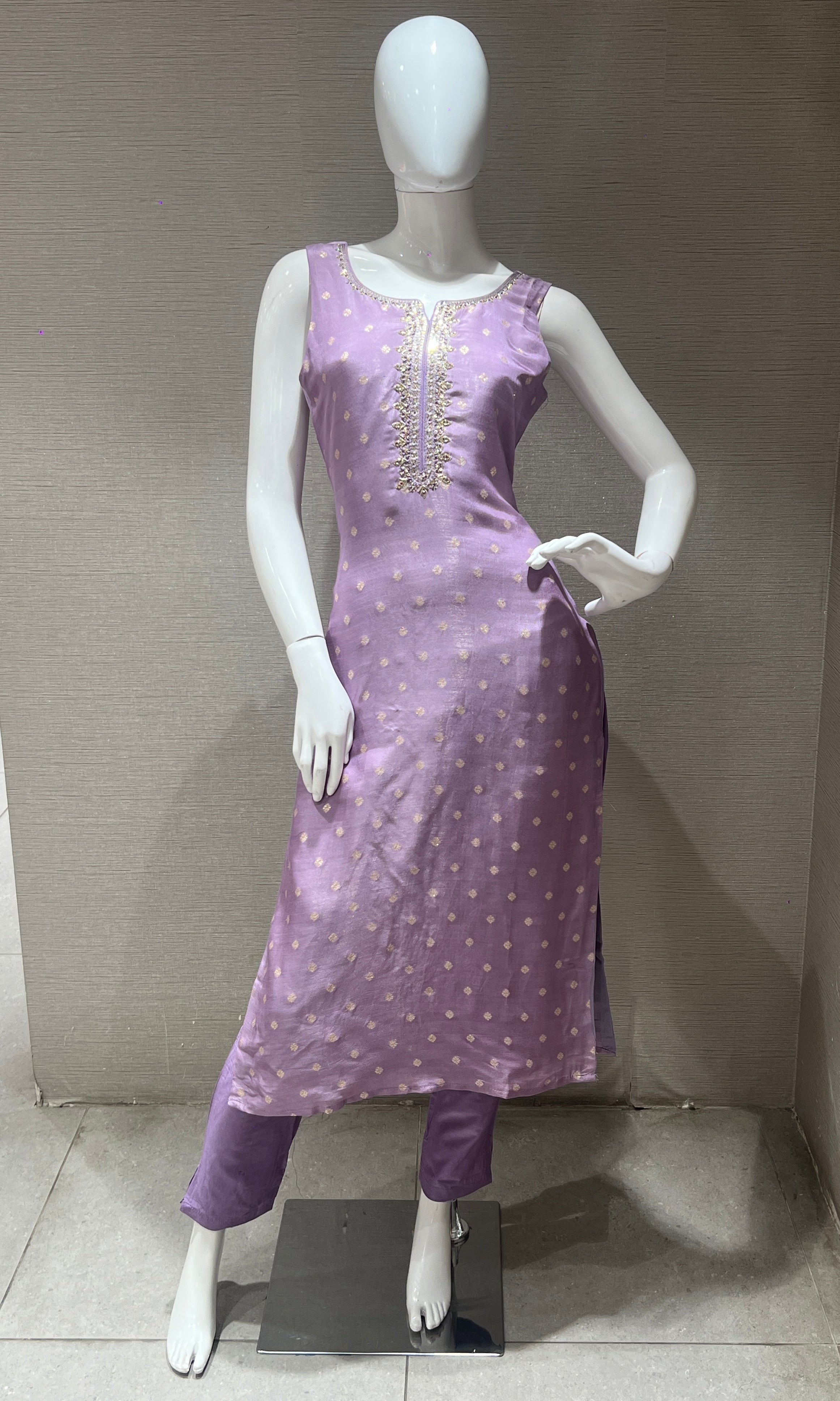 Light purple kurta set