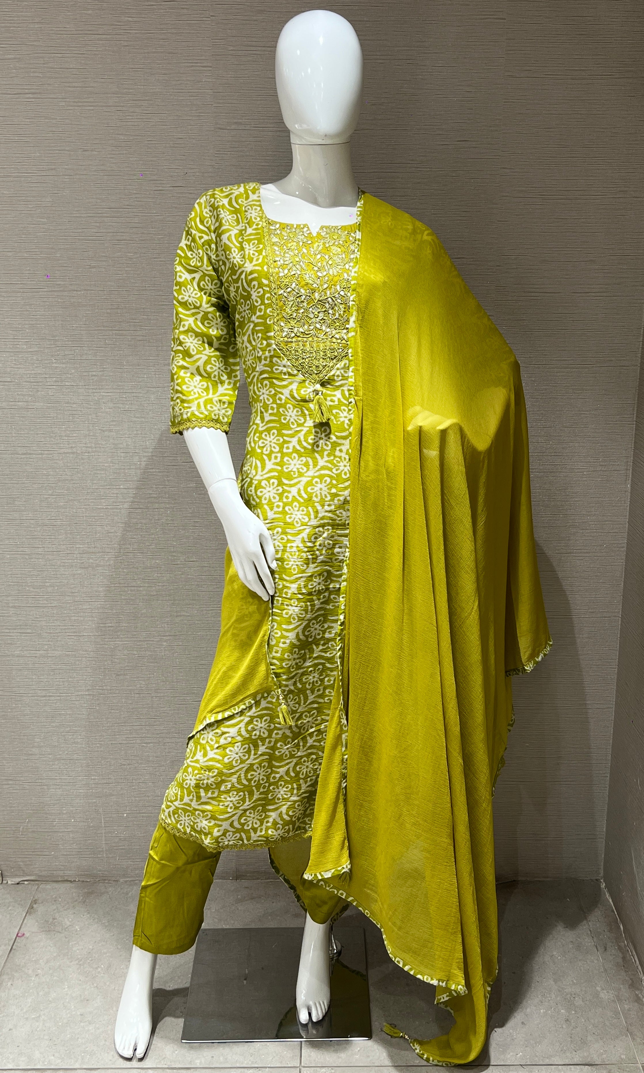 Green Anarkali