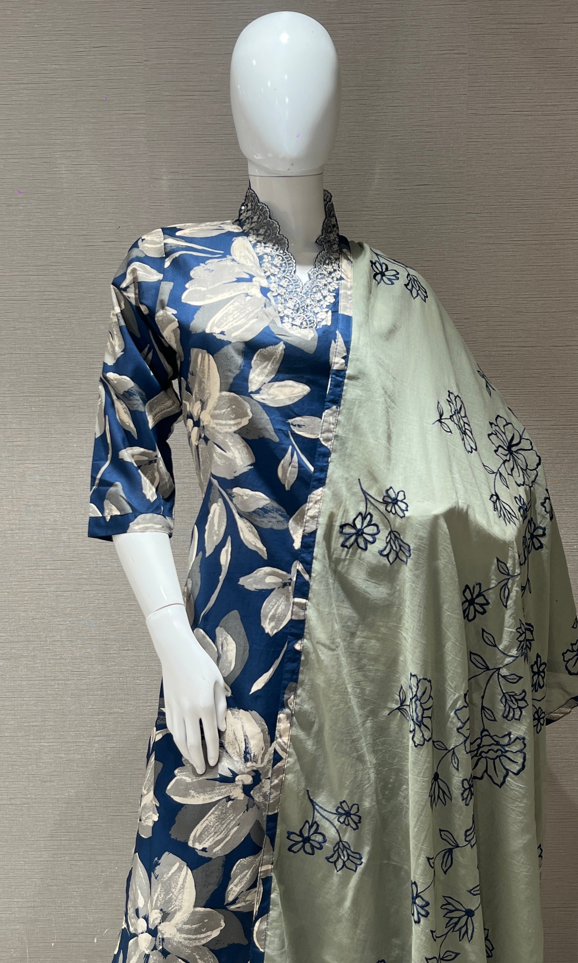 Blue kurta set