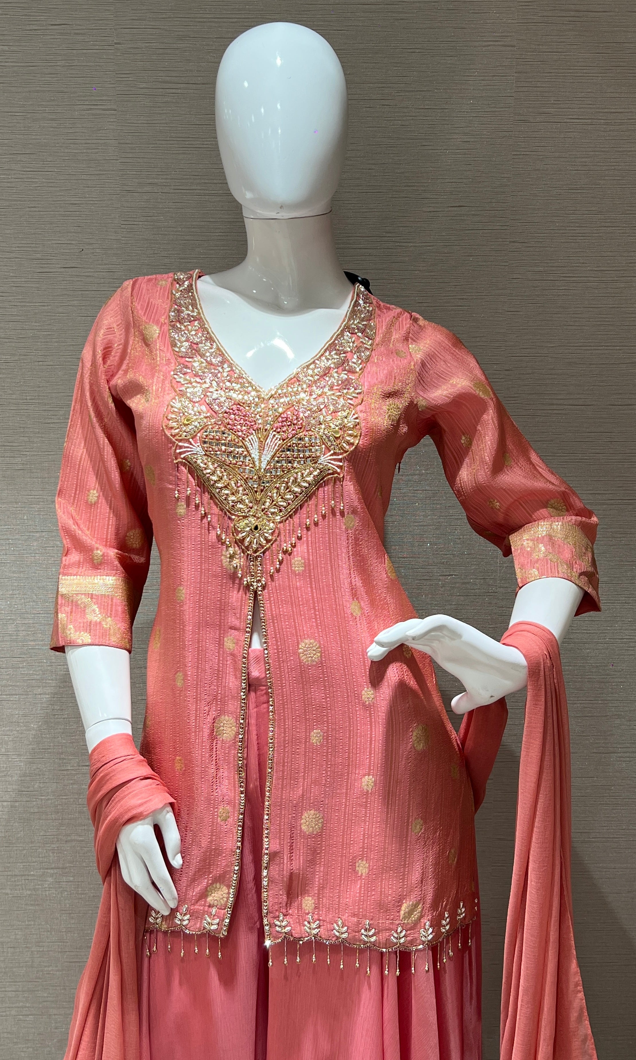 Baby pink palazzo