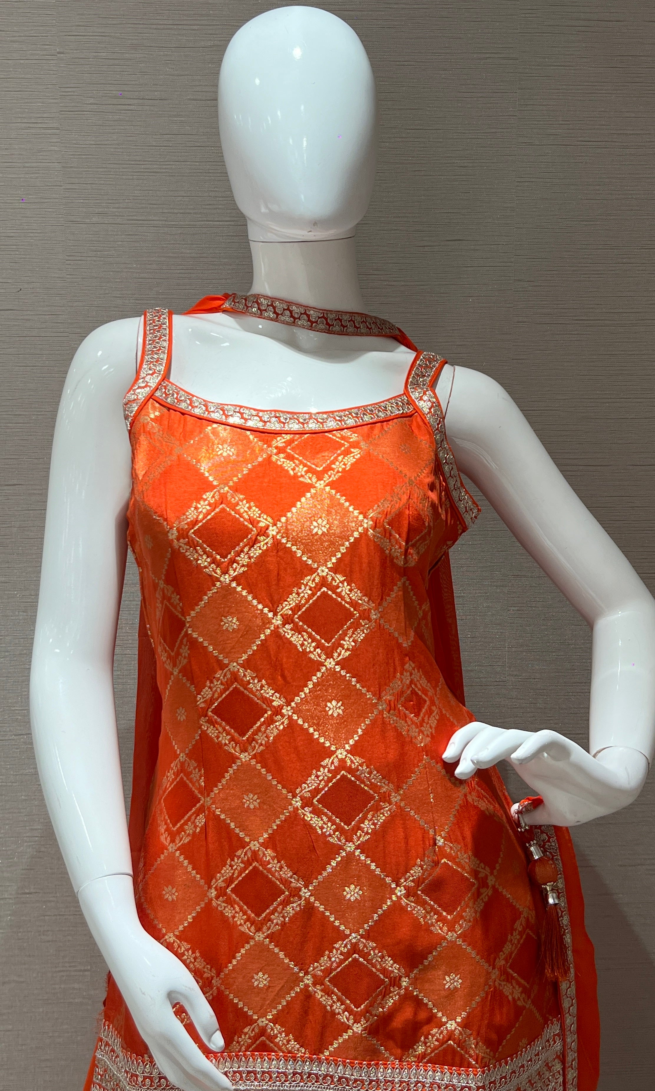 Orange palazzo