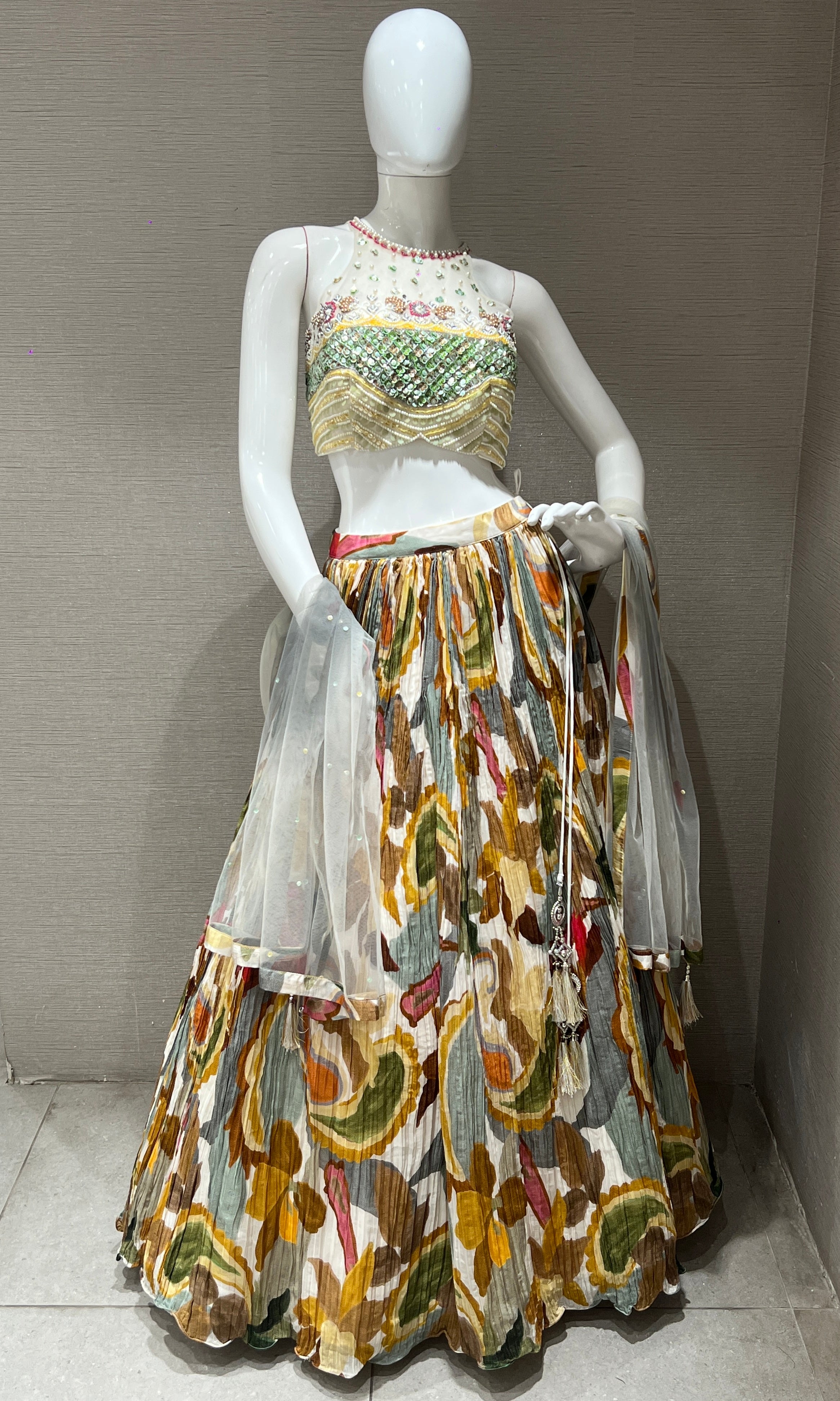 Multi colour Lehenga