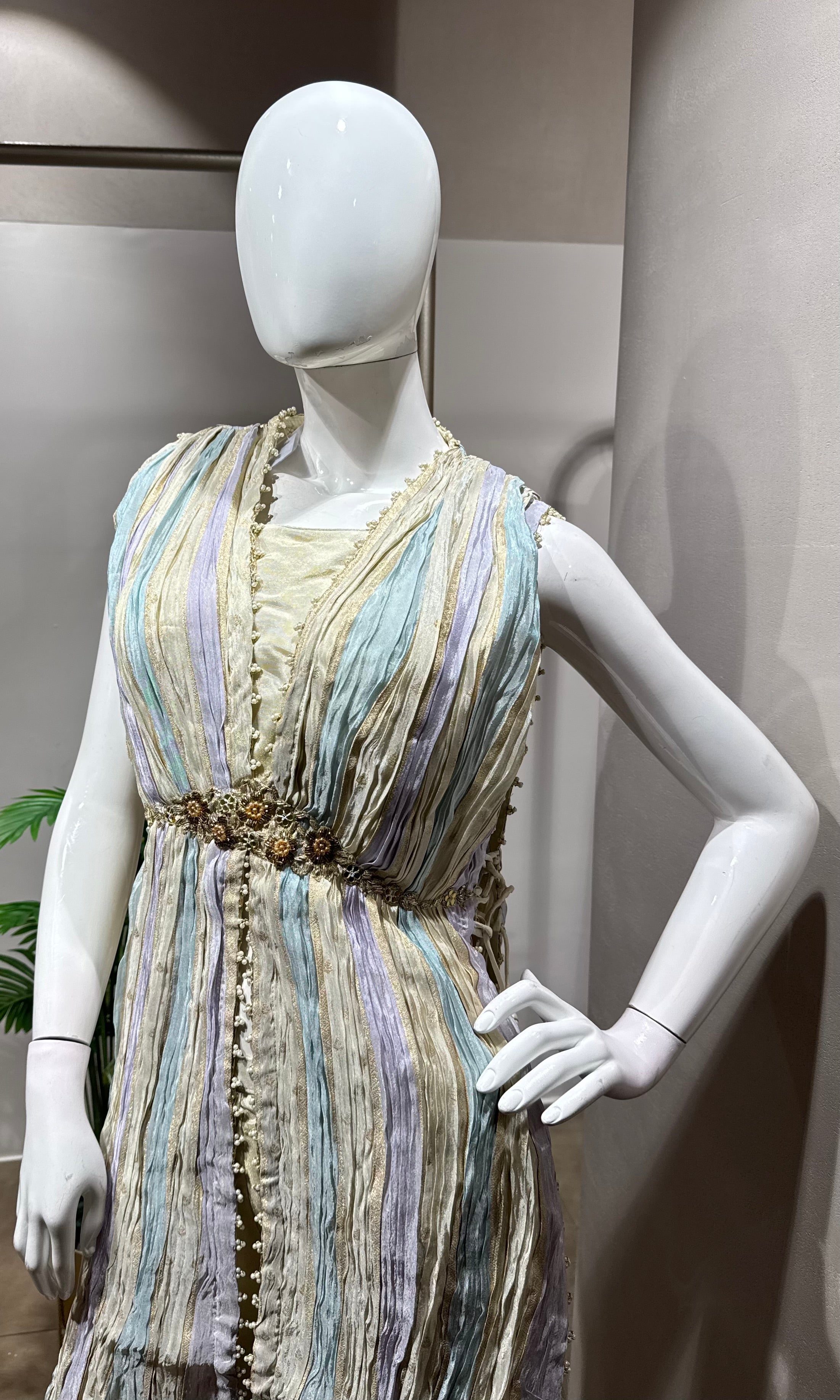 BEAGH Multi-Toned Pastel Embroidered Palazzo