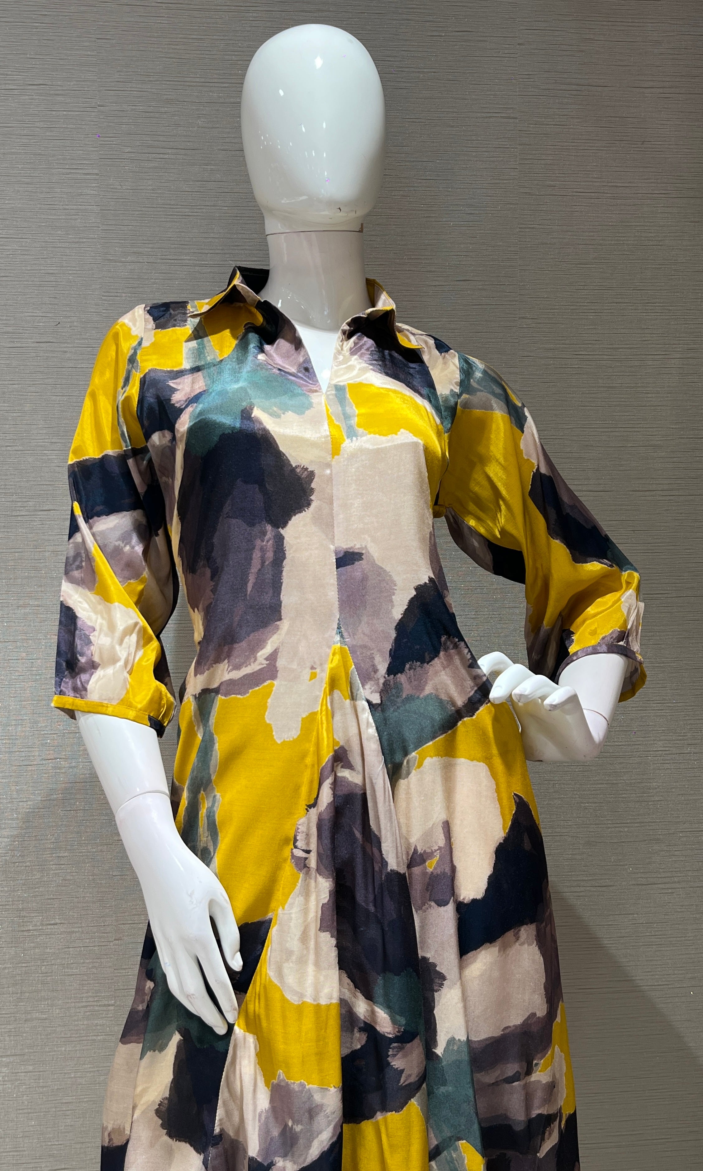 Mustard yellow DRESS