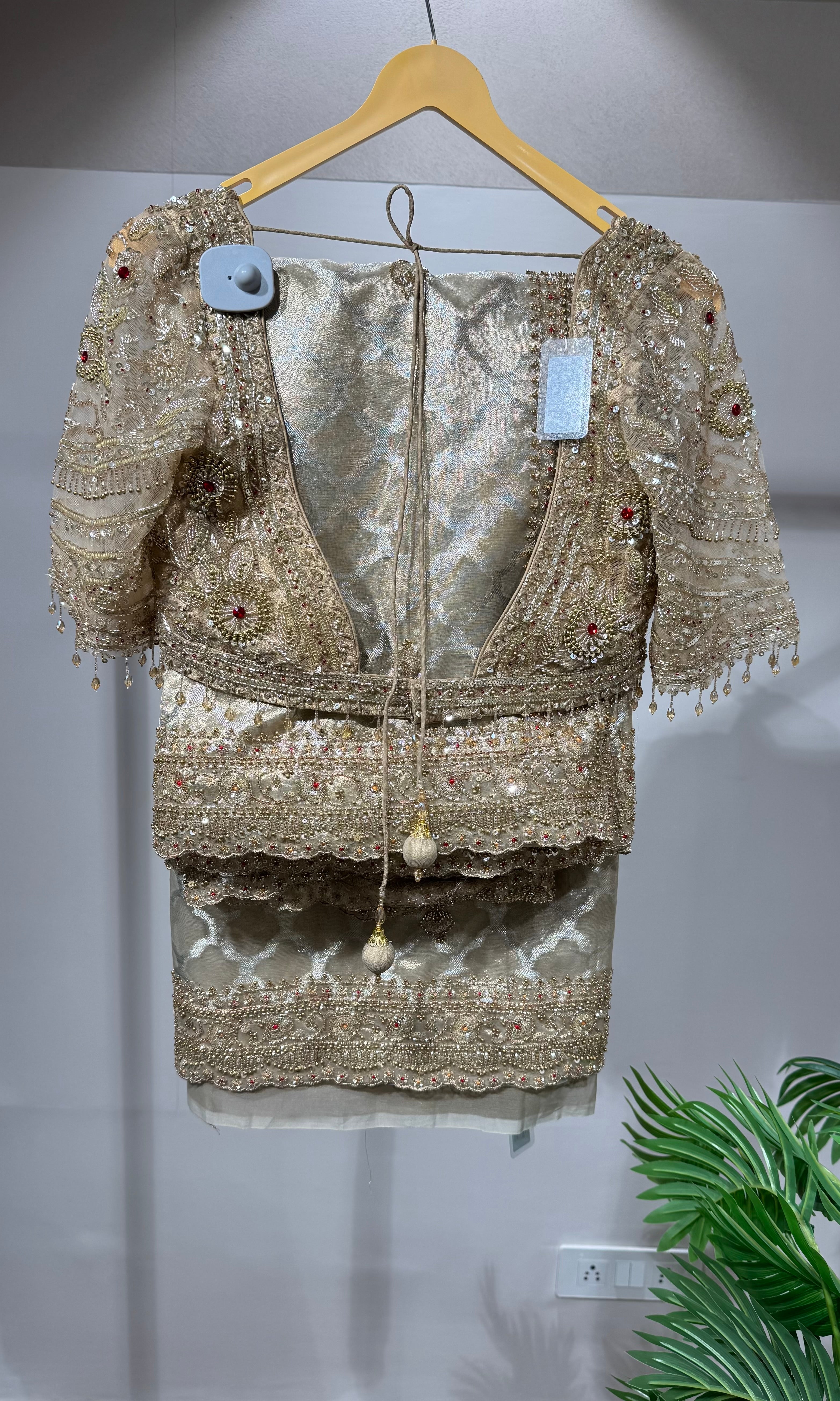 Gold Gilded Glamour Ensemble SAREE