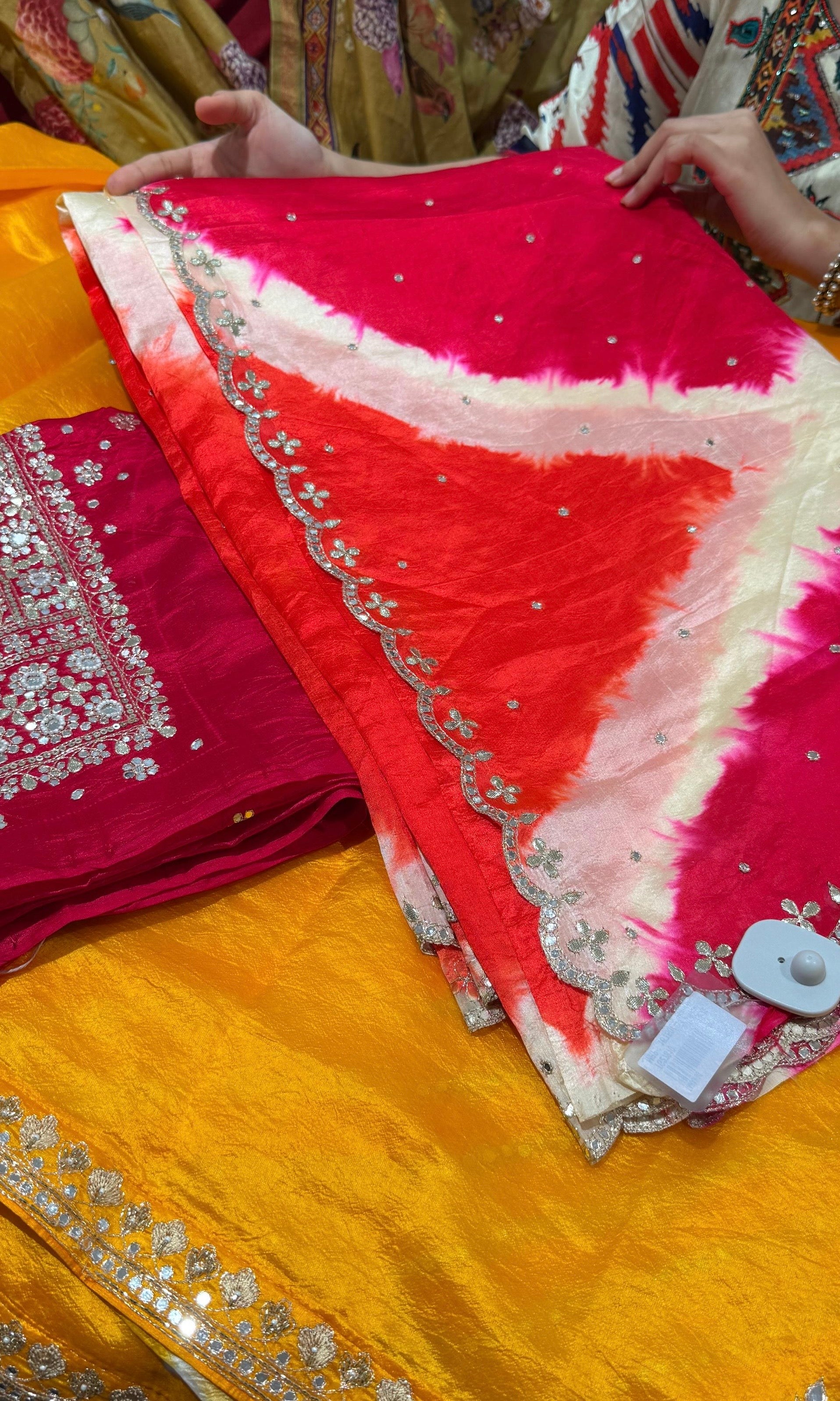 Multi colour saree