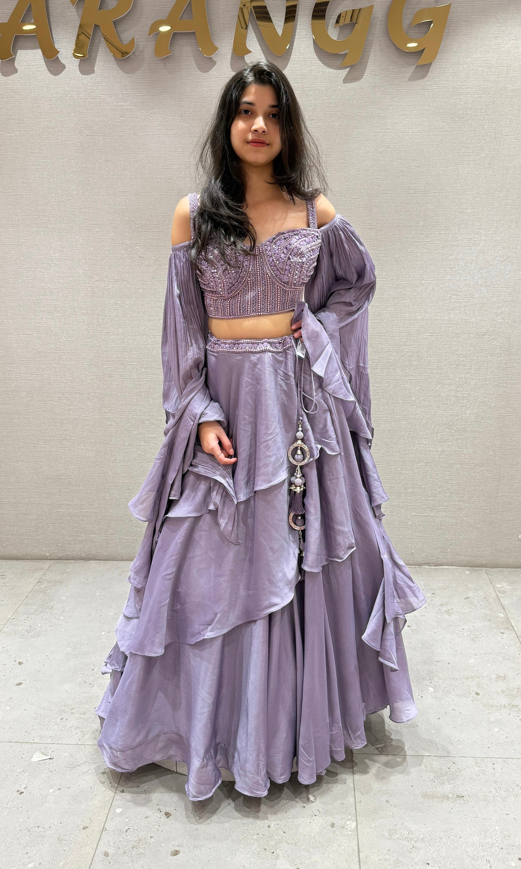 Lilac Lehenga