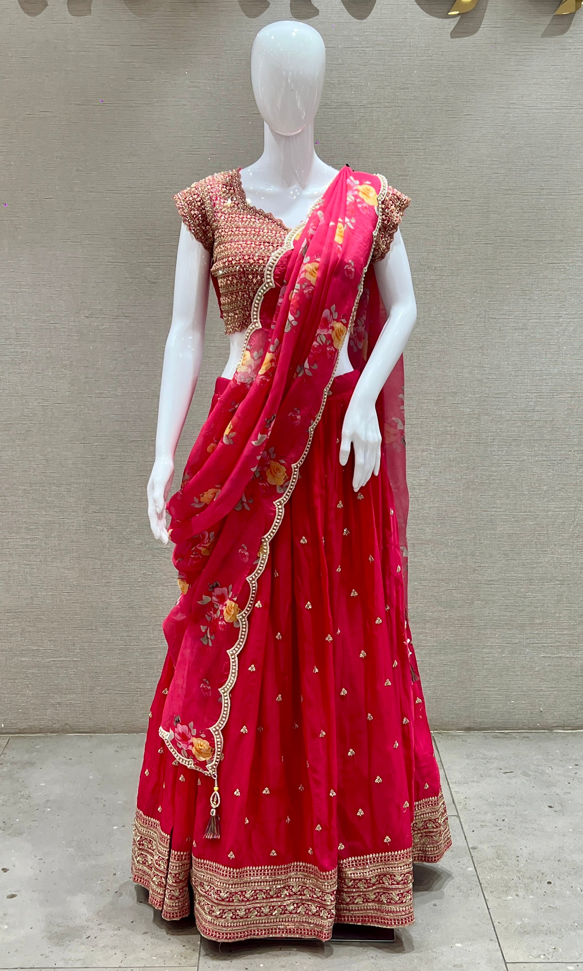 Pink Lehenga